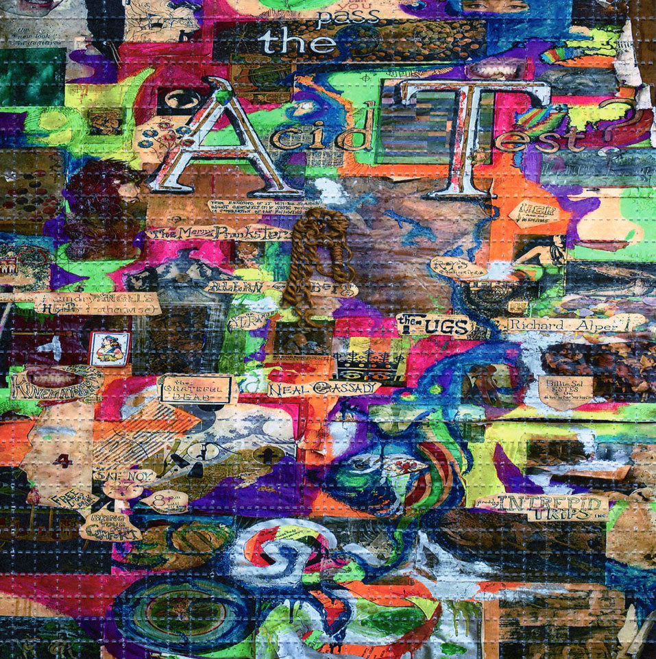 Original Acid Test Banner LSD blotter art print