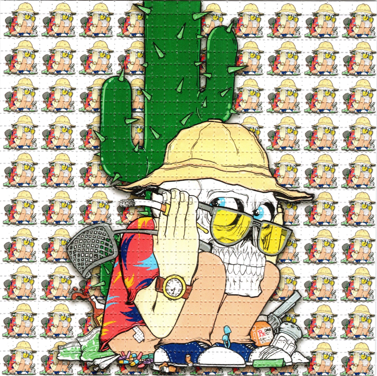 The Fear by Aaron Brooks - ABrooks Art SIGNED by Aaron Limited Edition LSD blotter art print