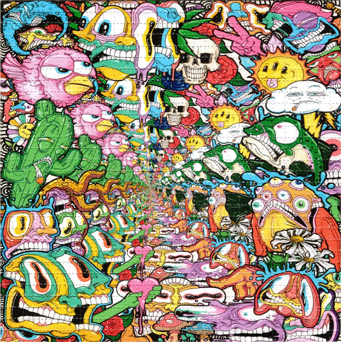 Experiment 419 by Aaron Brooks - ABrooks Art SIGNED by Aaron Limited Edition LSD blotter art print