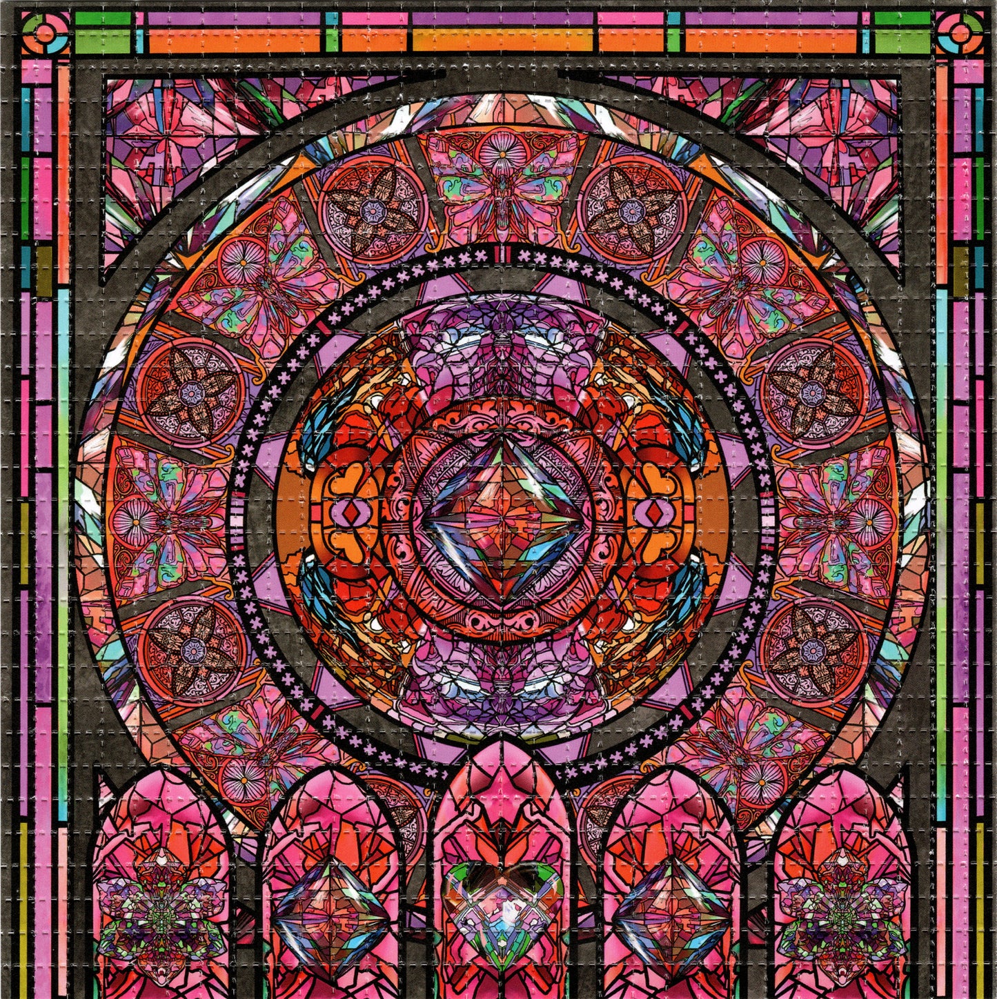 Prism Pantheon by Ellie Paisley Brooks Signed Limited Edition LSD blotter art print