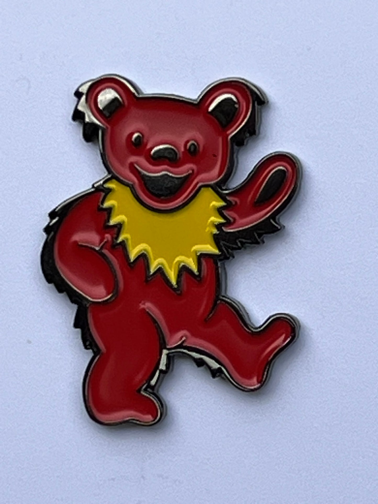 Red Dancing Bear Pin
