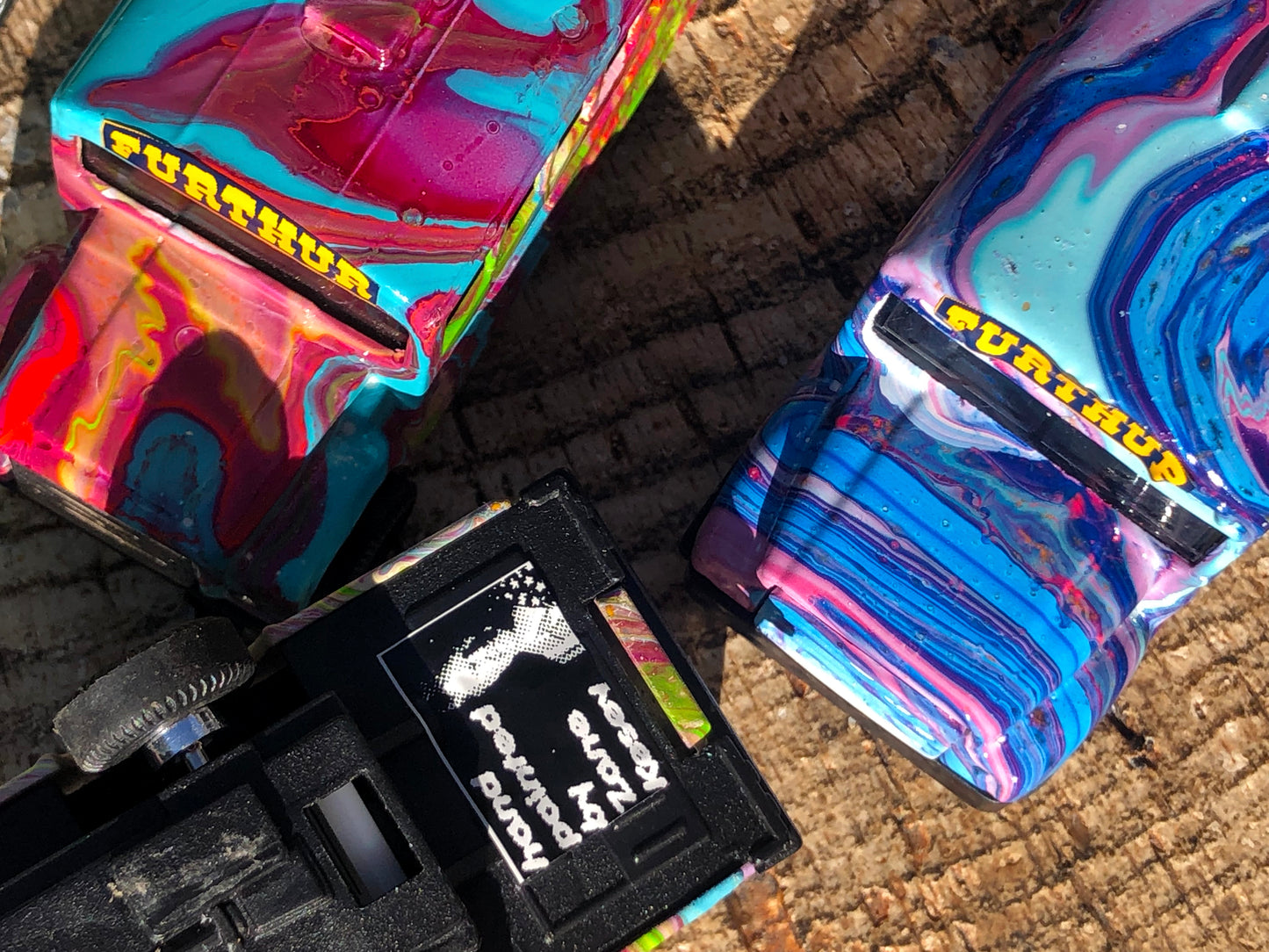 A Little Furthur - Smaller Hand Painted Dye Cast Toy Bus