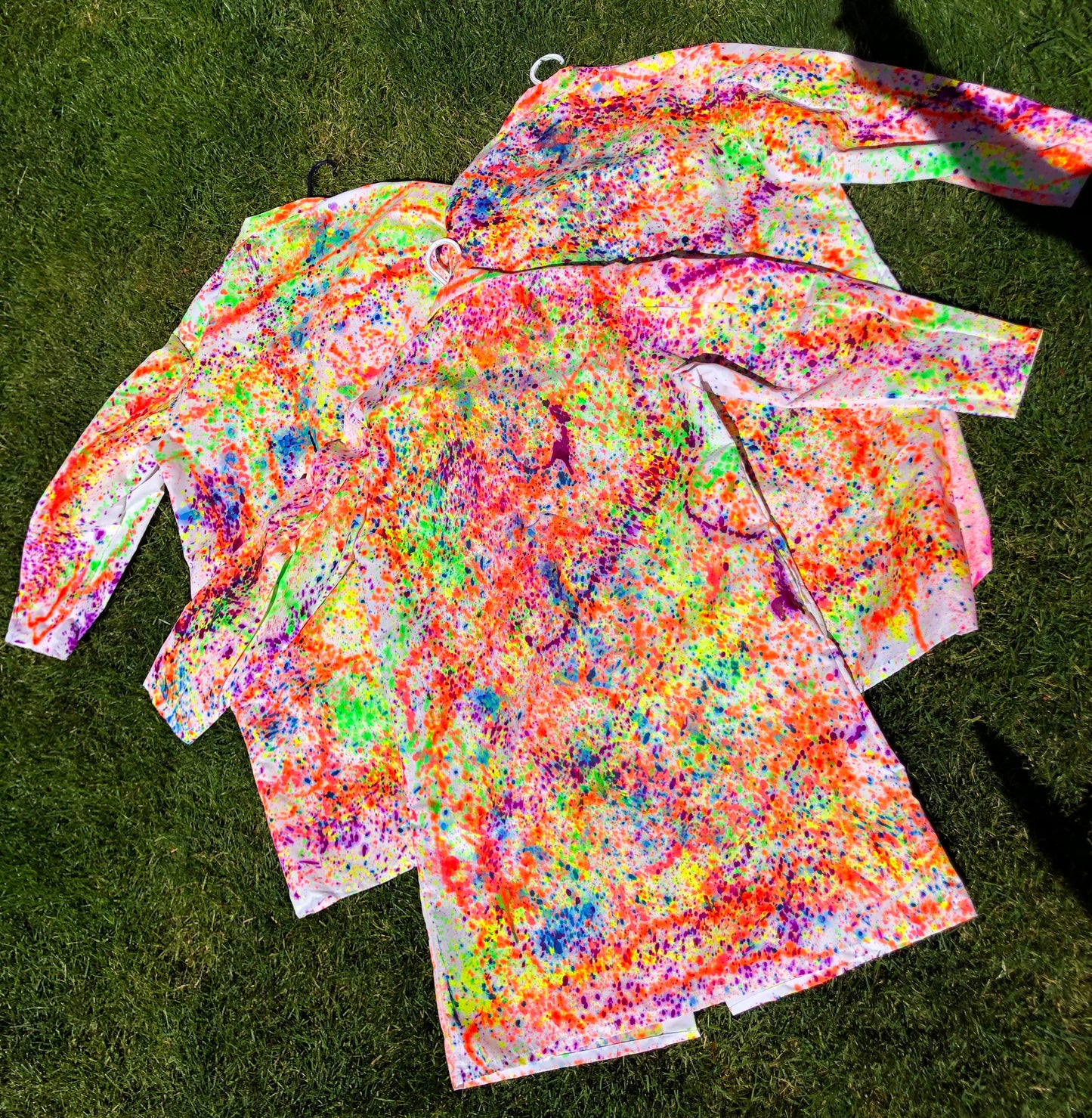 XXL PRANKSTER NAME TAG Mad Chemist Merry Prankster Hand Painted Lab Coat