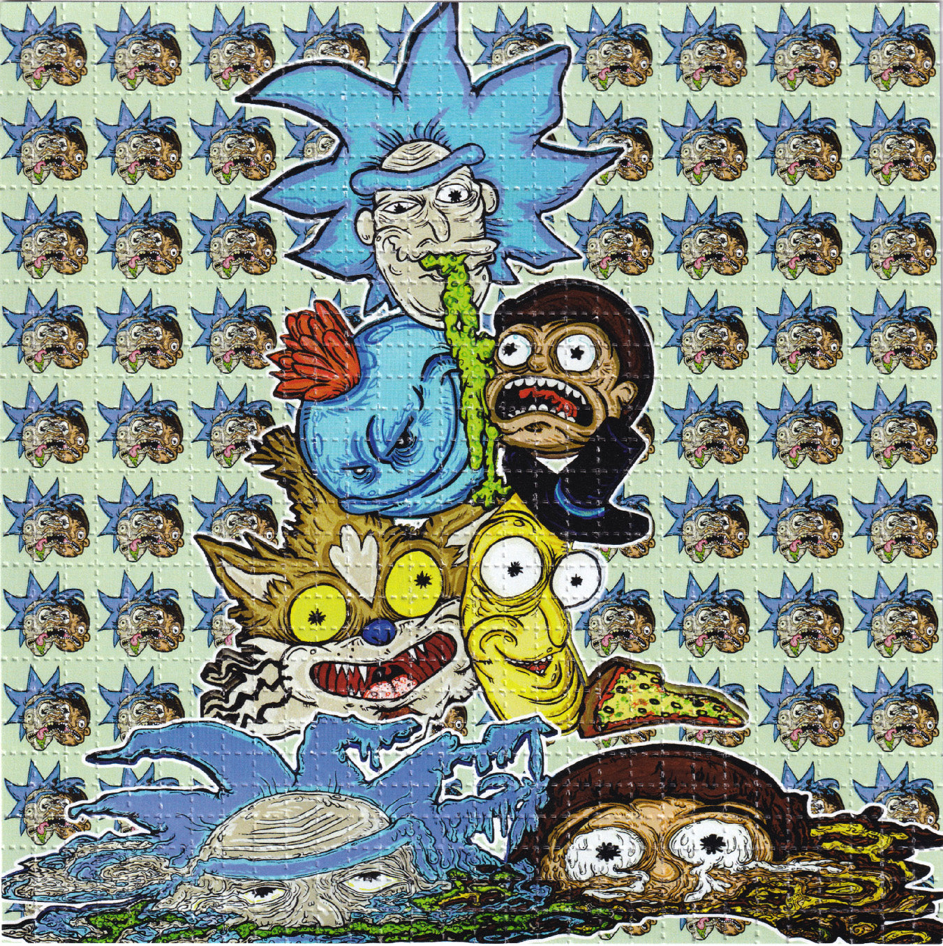 R&M by Vincent Gordon SIGNED Limited Edition LSD blotter art print
