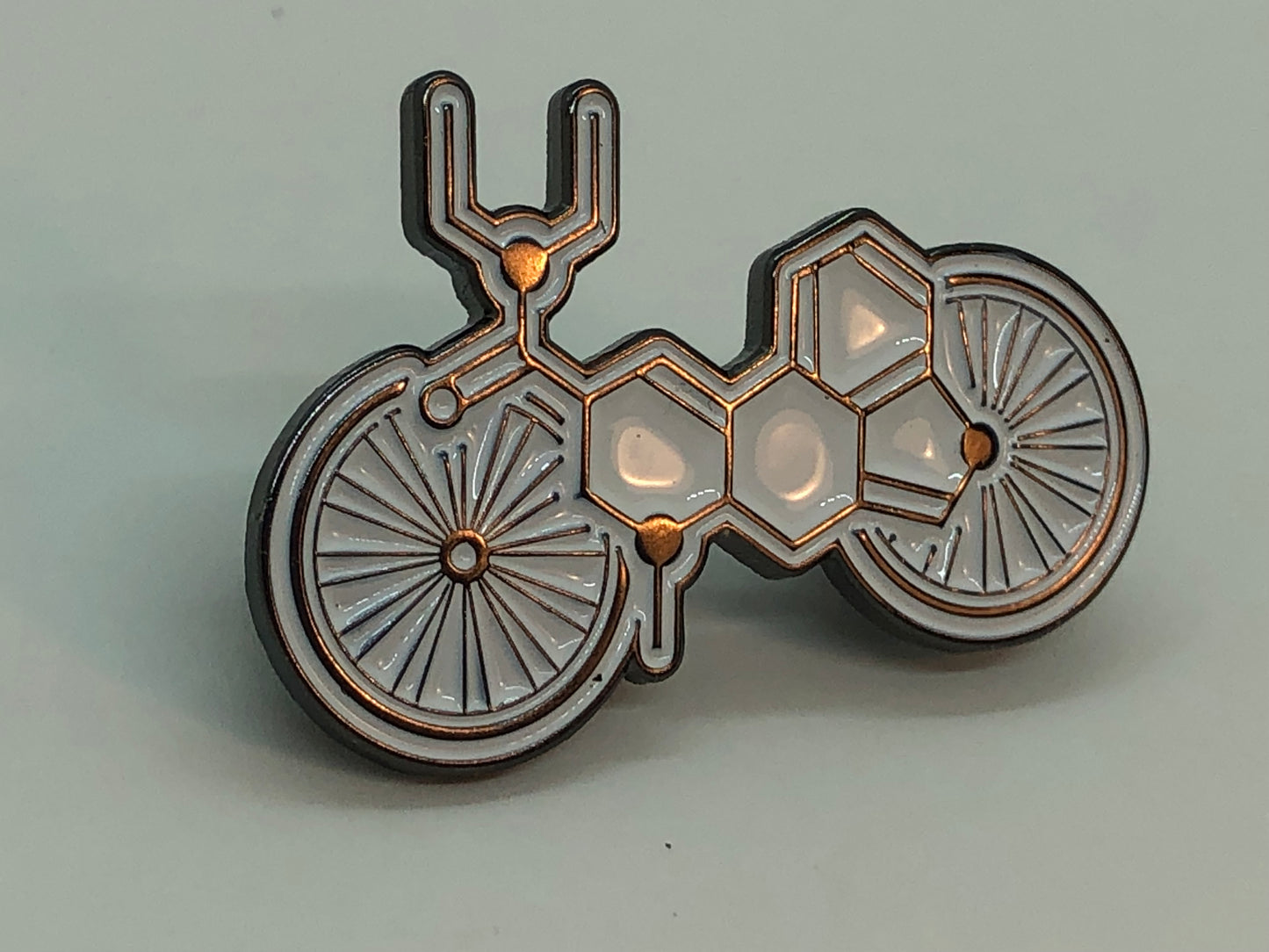 Albert Hofmann LSD Molecule Bike Pin