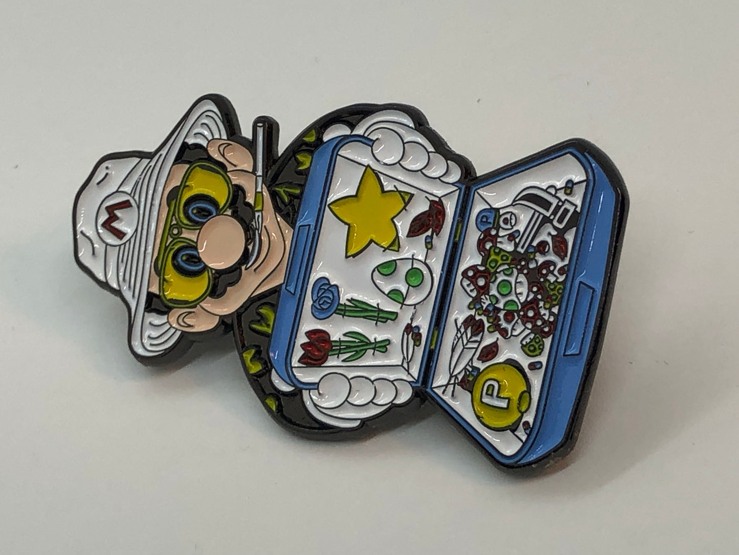 Mario Hunter S Thompson Case of Power-Ups Pin