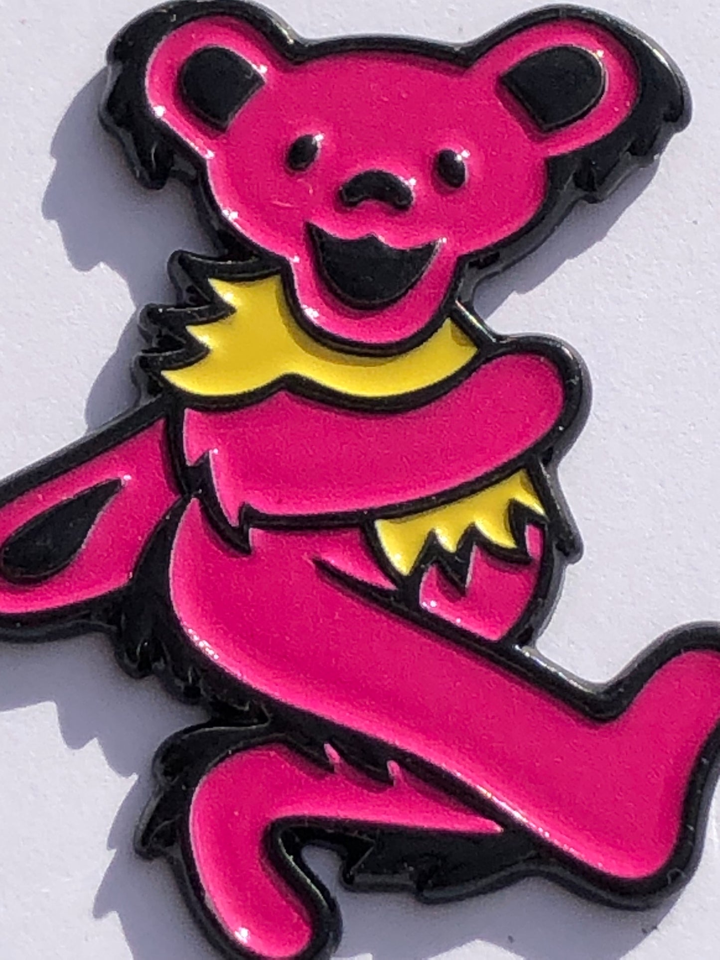 Pink Dancing Jerry Bear Pin