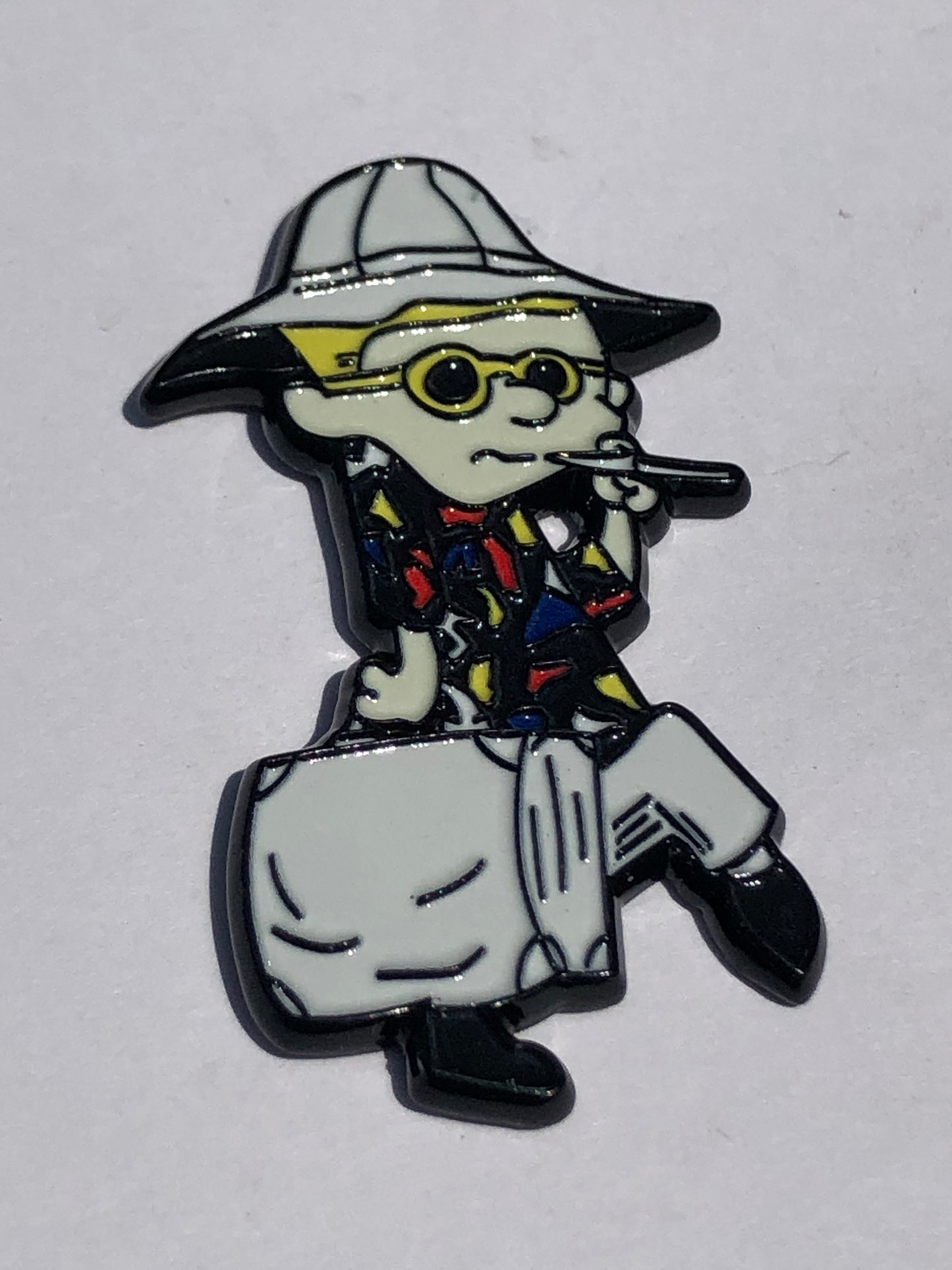 Calvin HST Hunter Thompson Pin