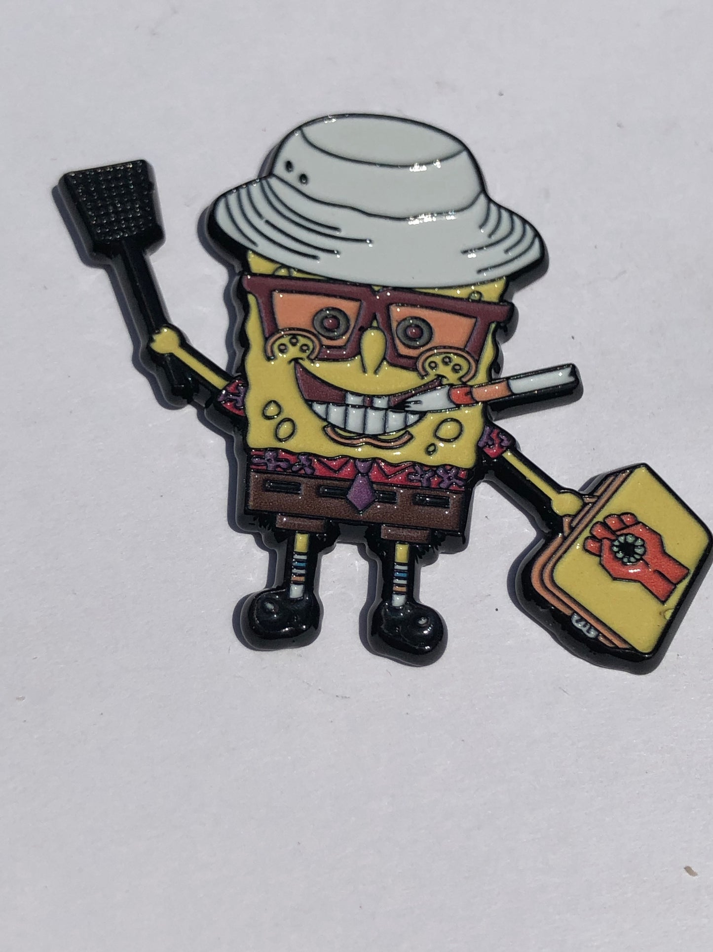 Sponge Hunter S Thompson Pin