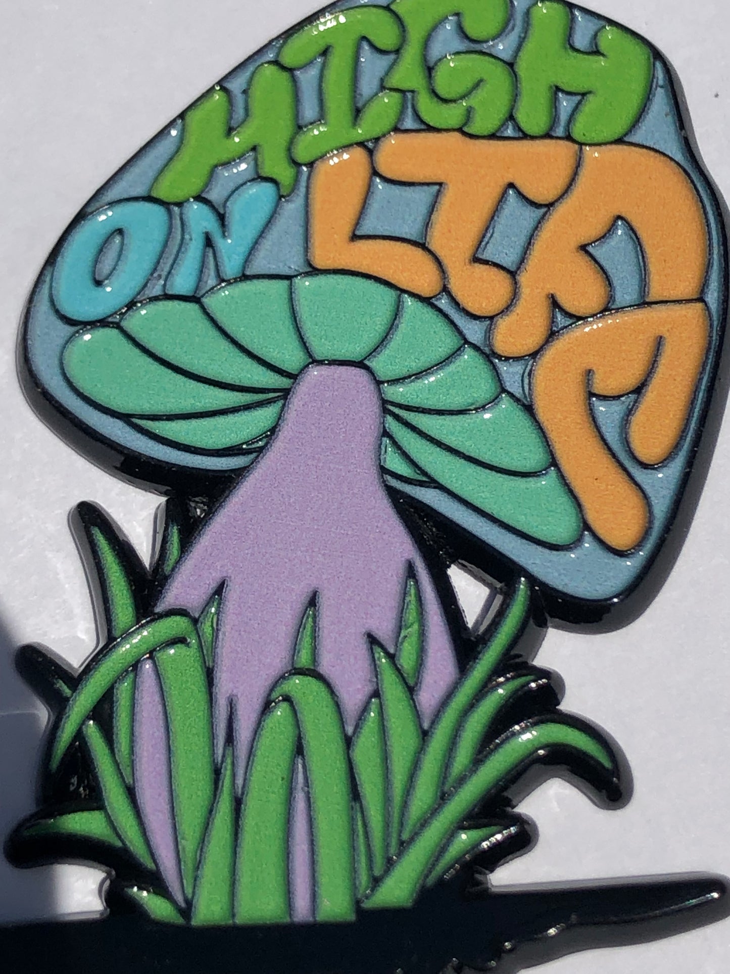 High On Life Mushroom Pin
