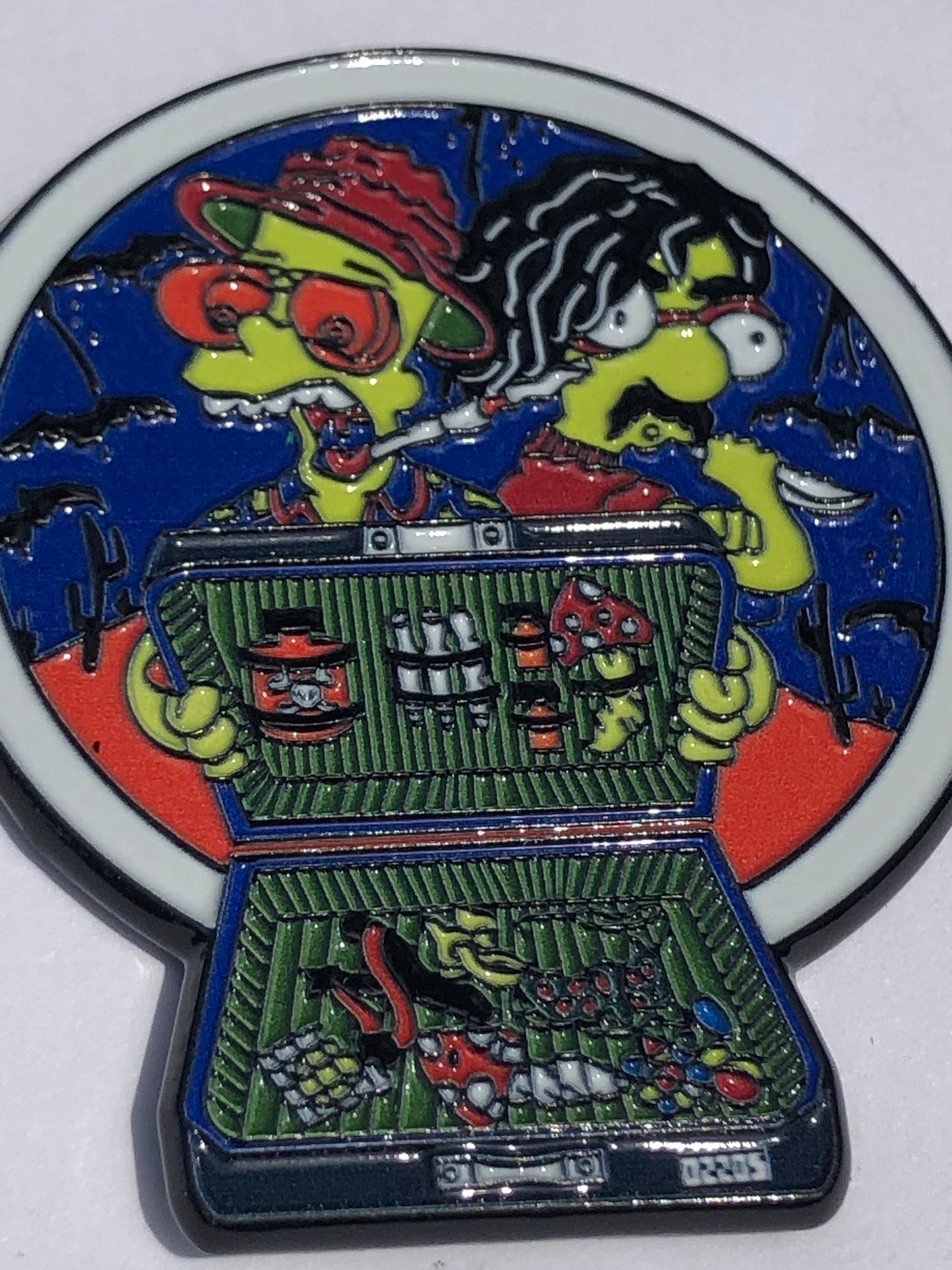 Homer Fear and Loathing Oscar Zeta Acosta Pin