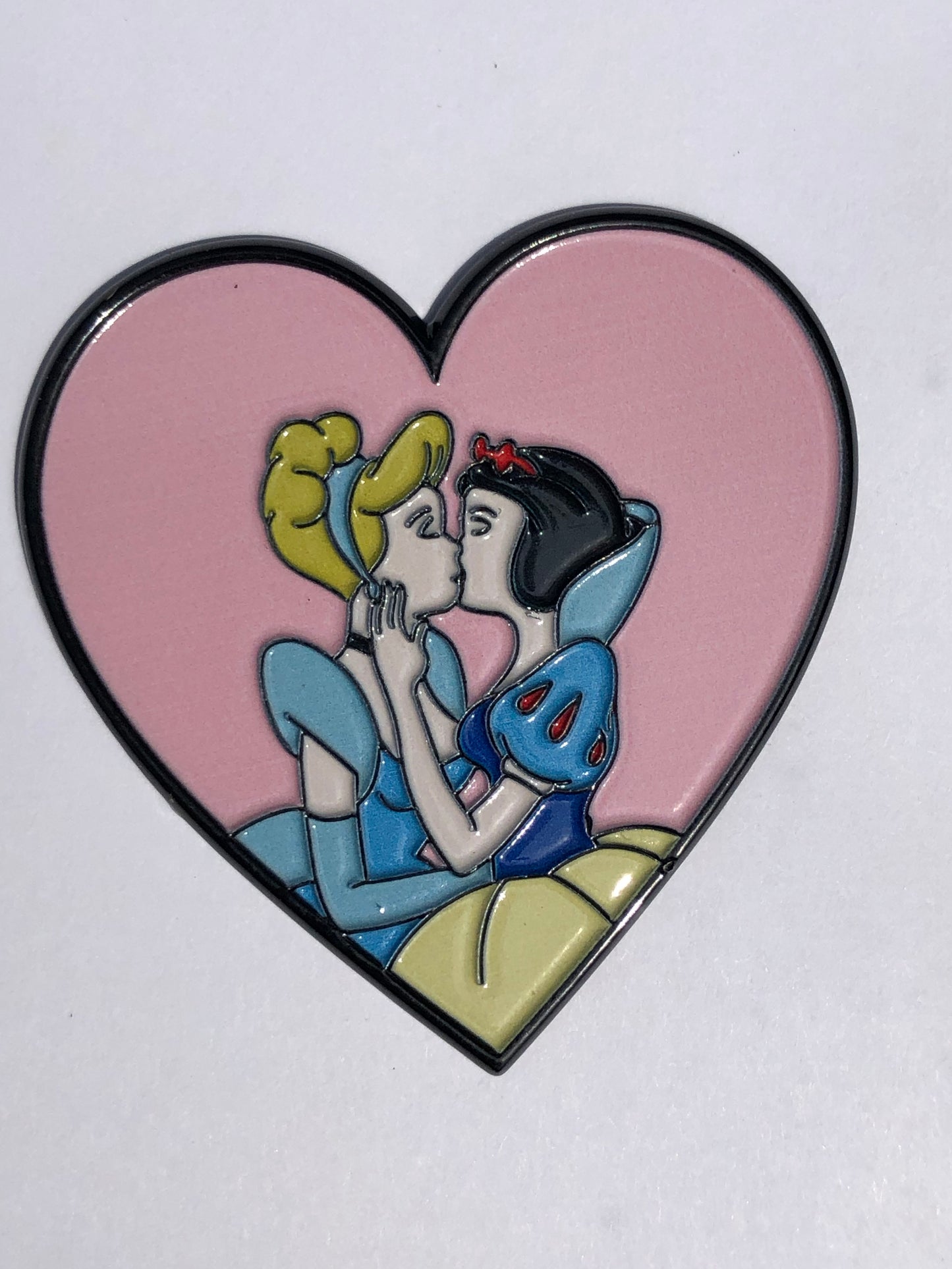 Cinderella and Snow Kiss Pin