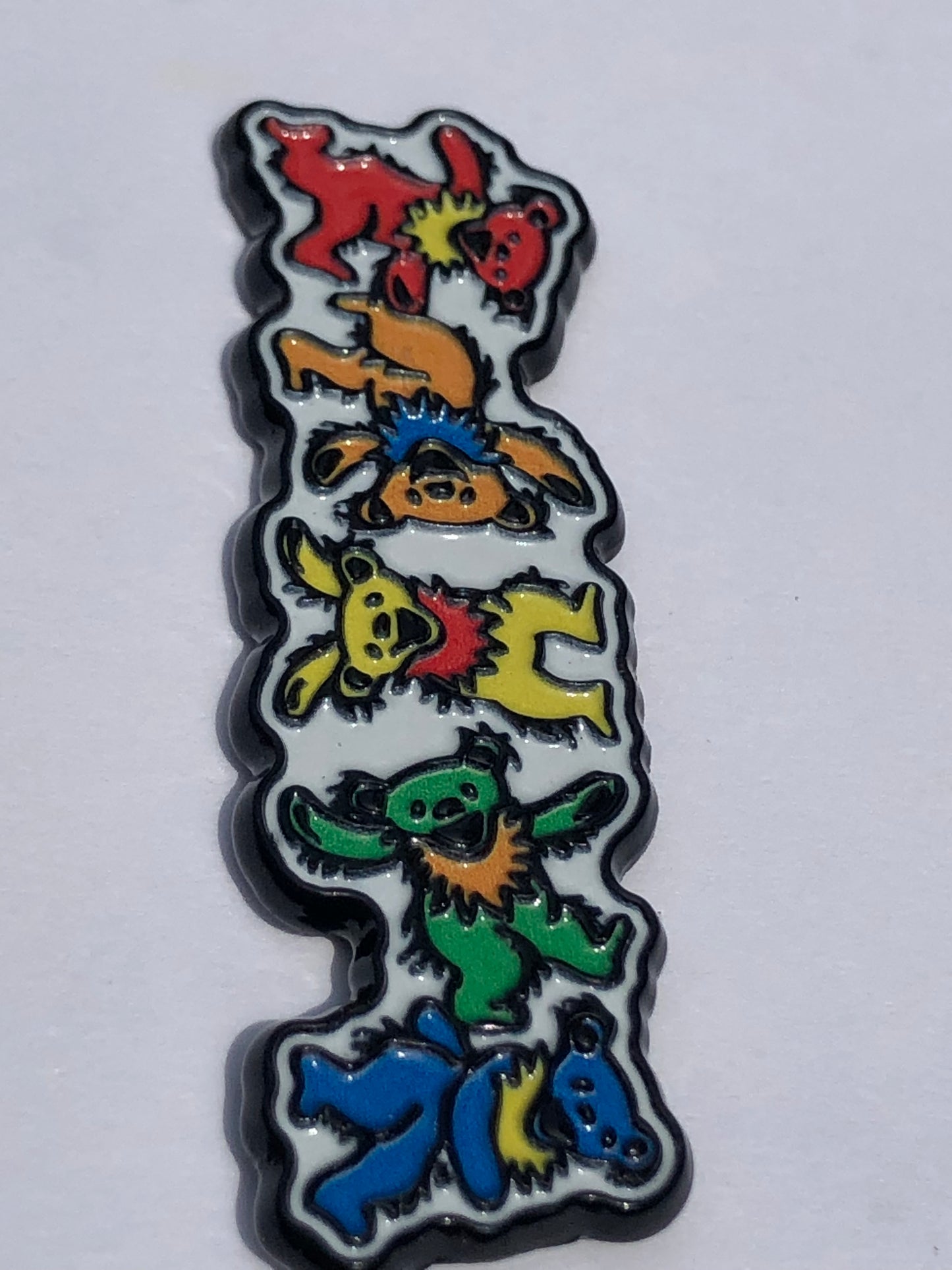 Grateful Tumbling Bears Cartwheel Pin