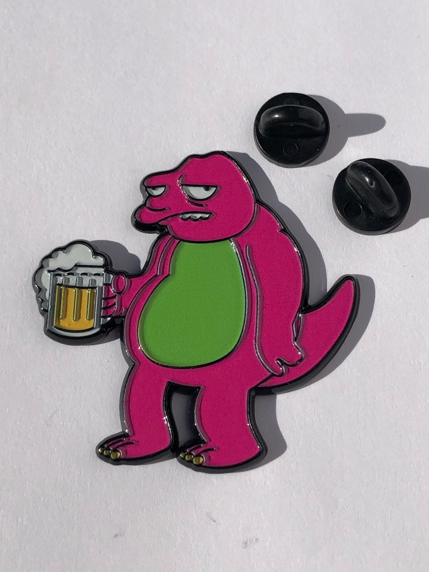 Barney with Beer Simpson Pin