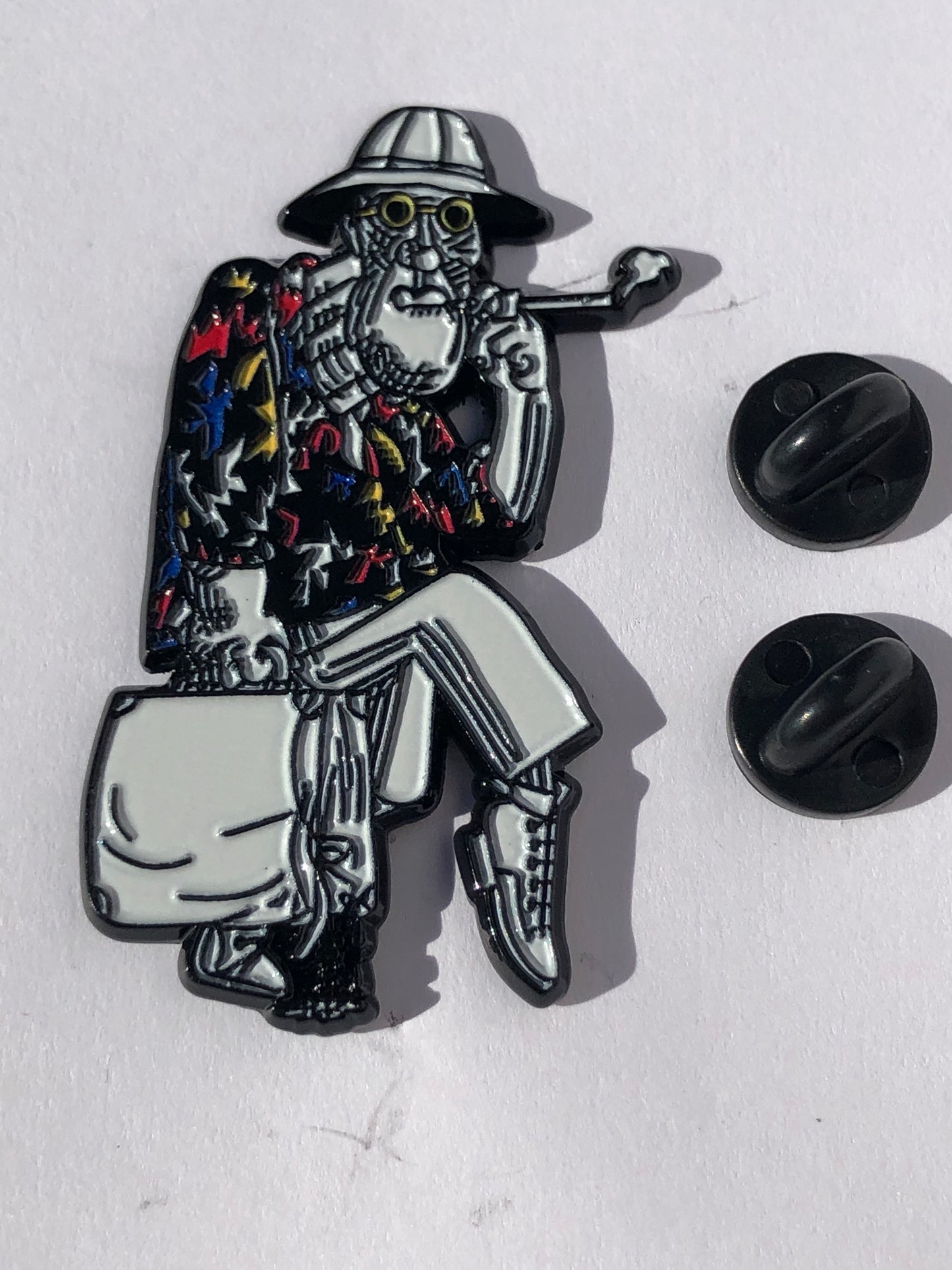 Hunter S Thompson Gonzo Fear & Loathing Pin