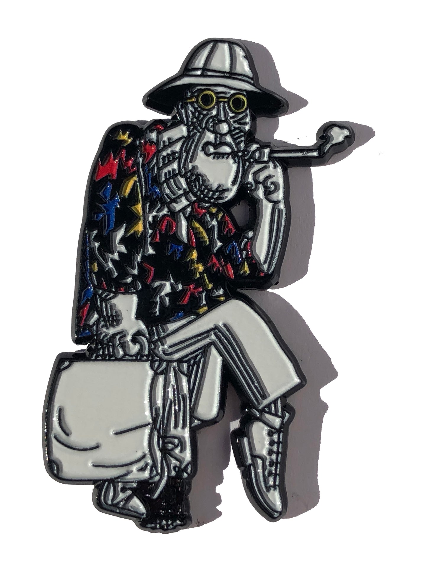 Hunter S Thompson Gonzo Fear & Loathing Pin