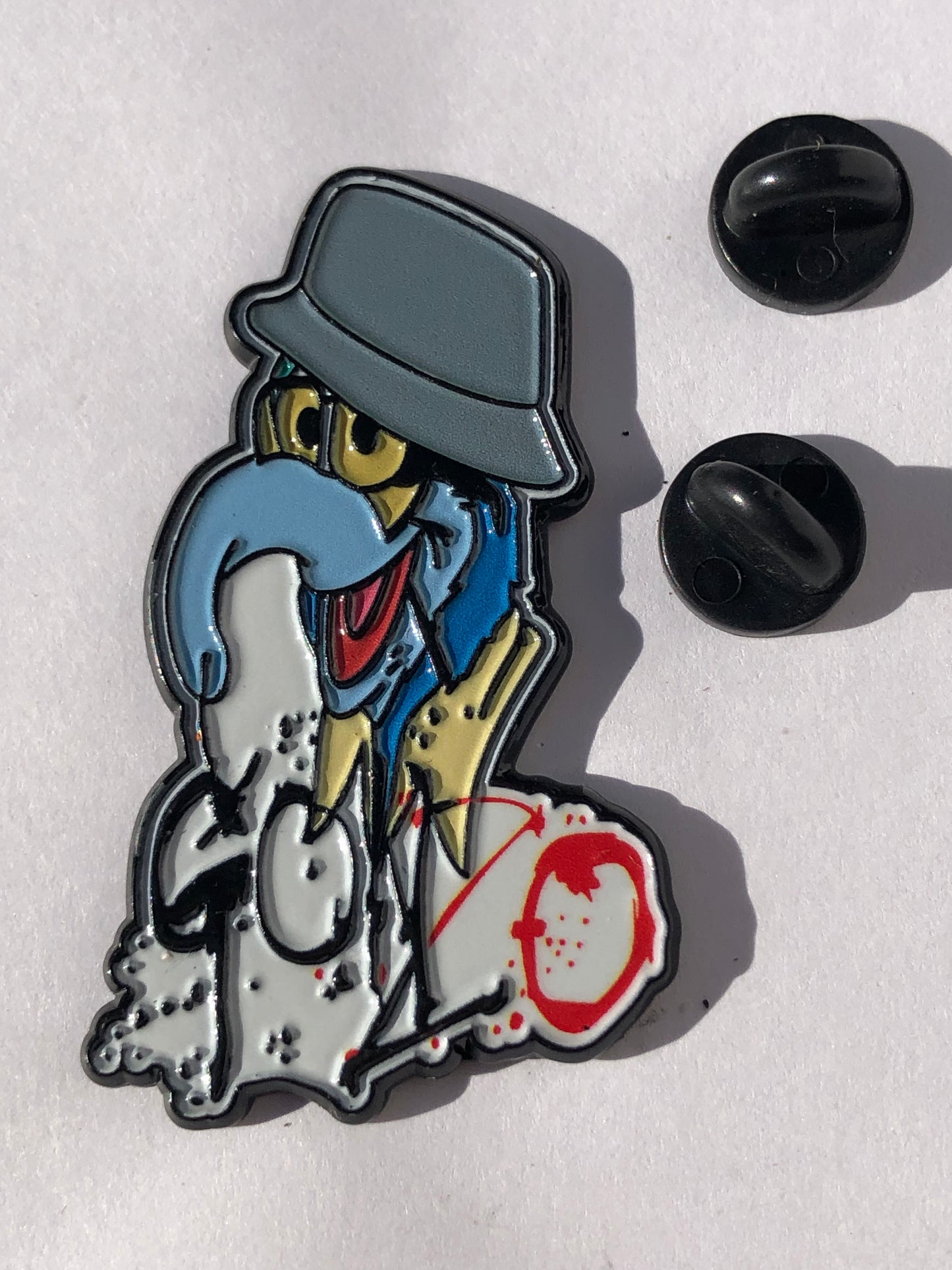 Steadman Gonzo HST Hunter Thompson Fear & Loathing Hat/Lapel Pin