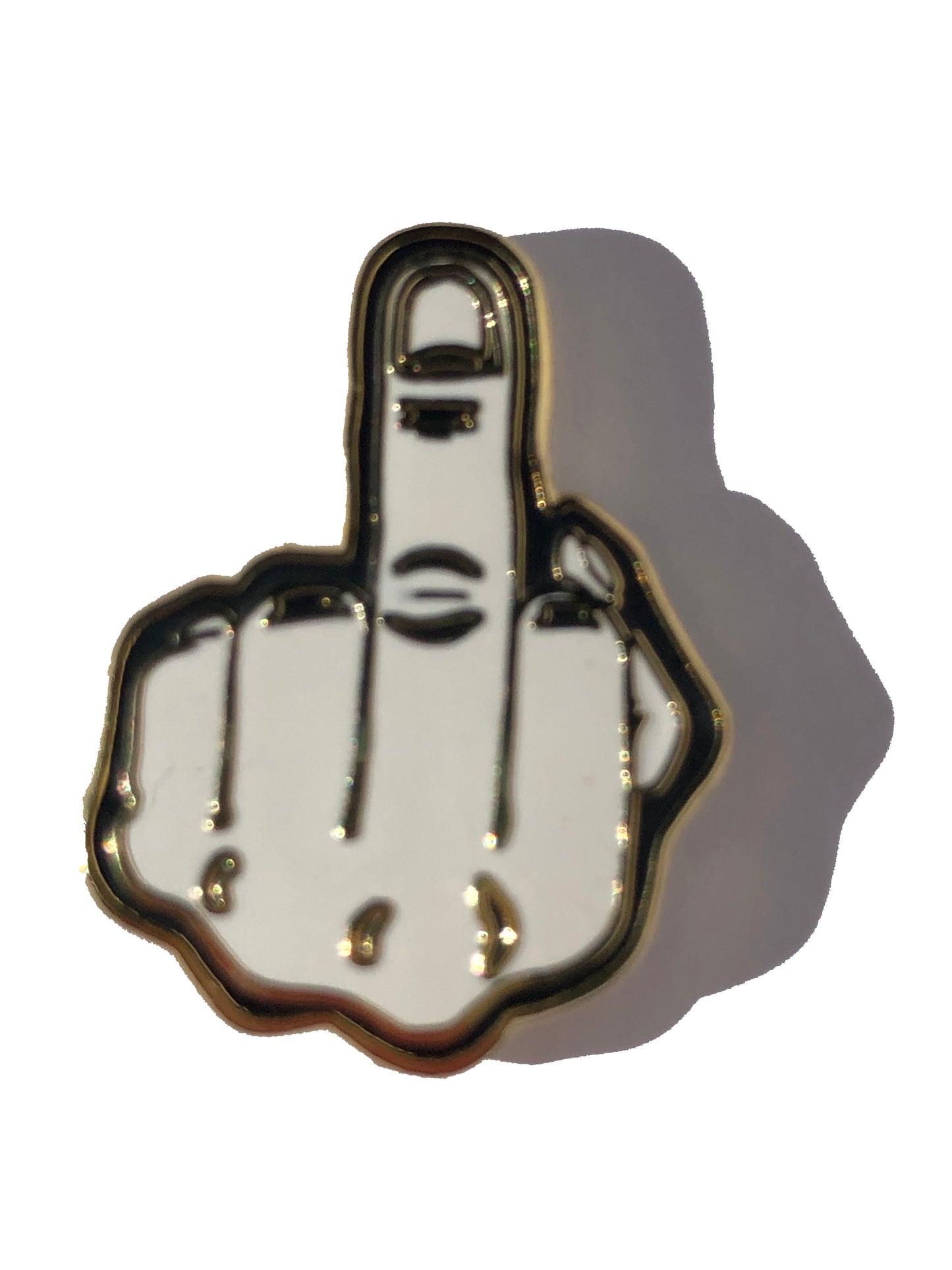 Flipping Finger FU Birdie Pin