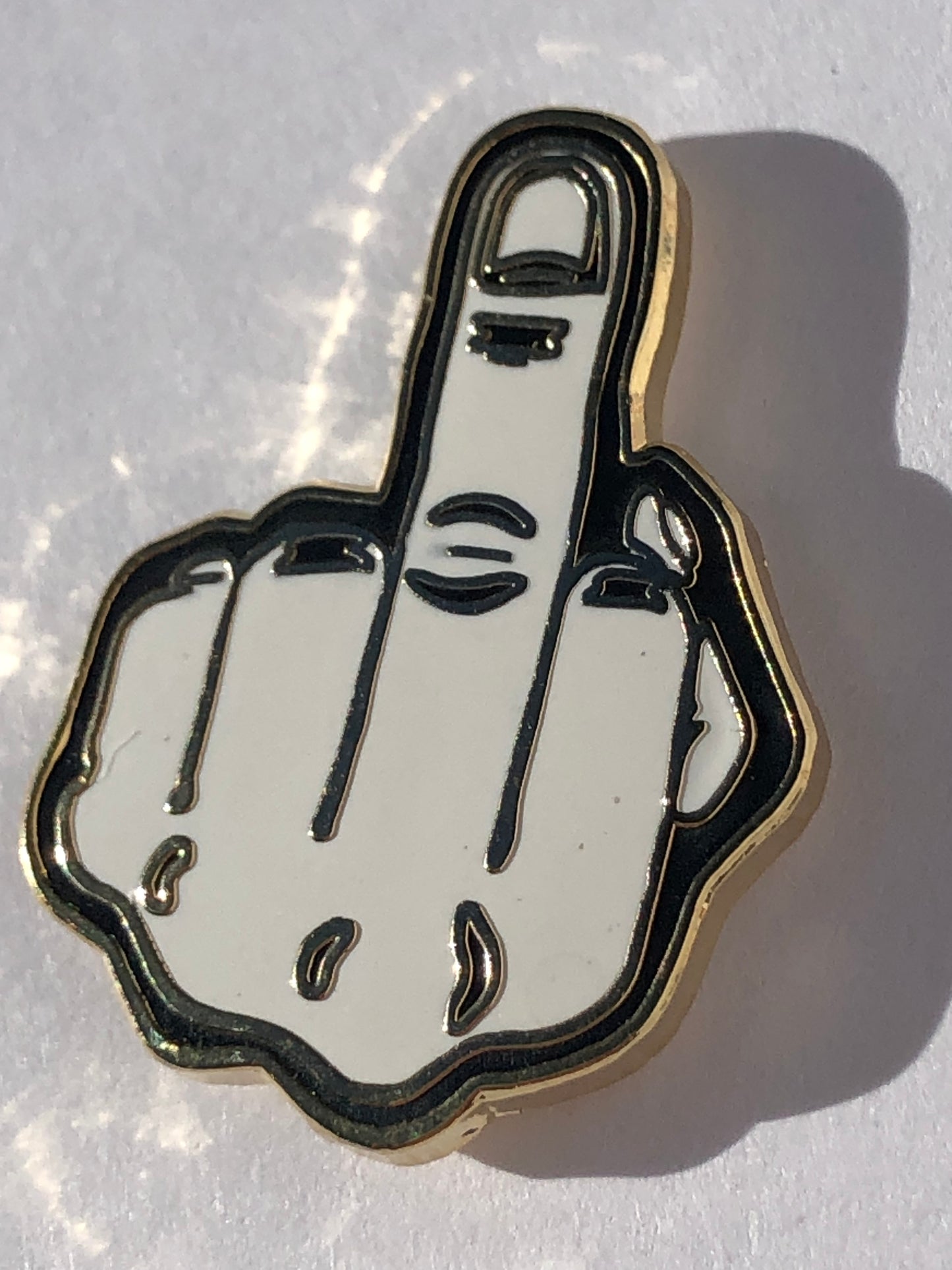 Flipping Finger FU Birdie Pin