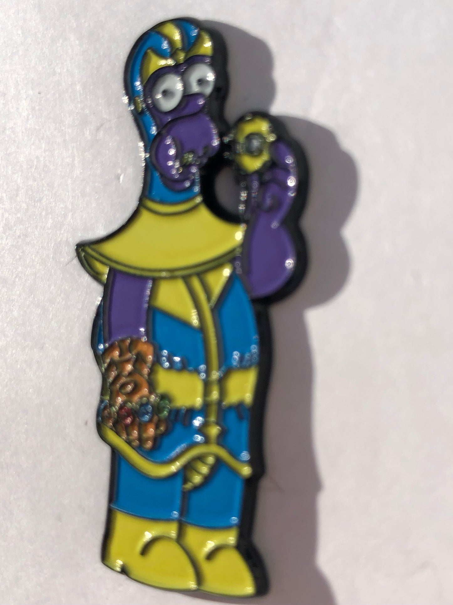 Homer as Thanos Pin