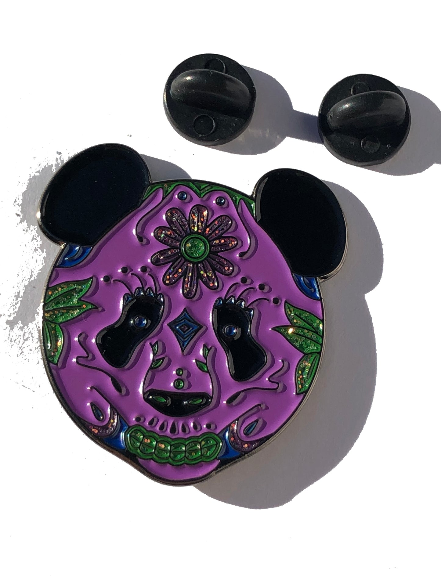 Purple Sugar Panda Pin