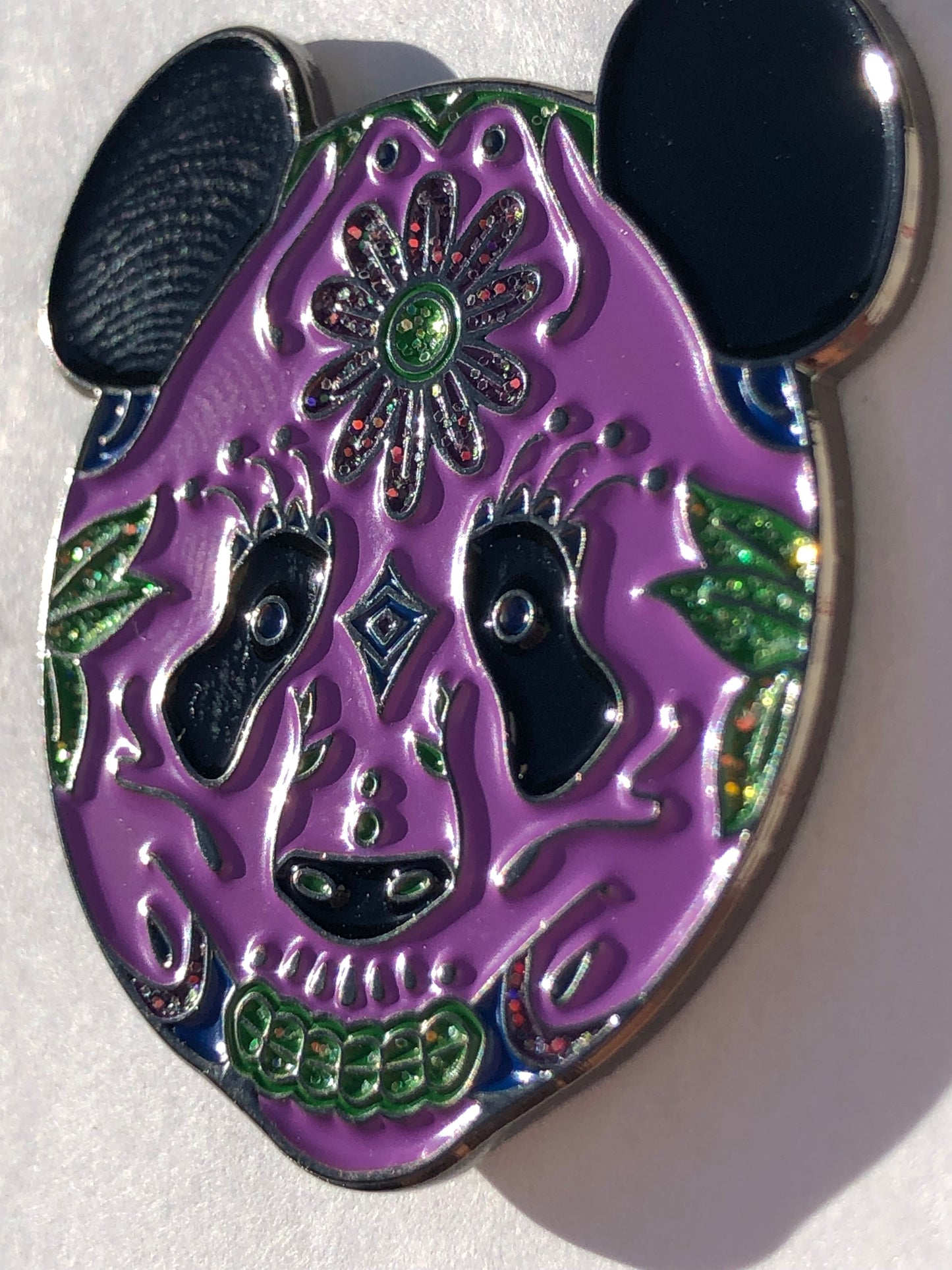 Purple Sugar Panda Pin
