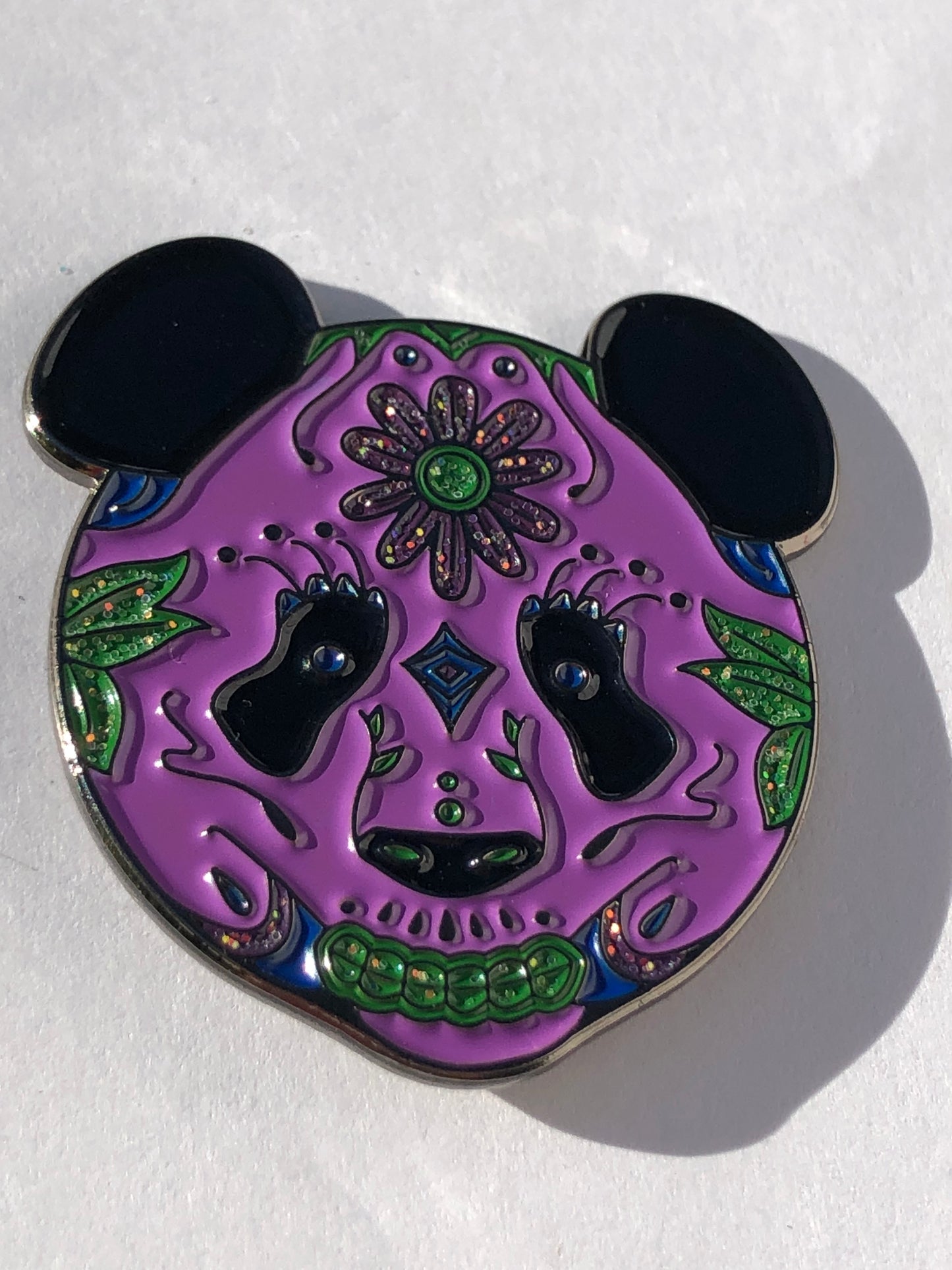 Purple Sugar Panda Pin