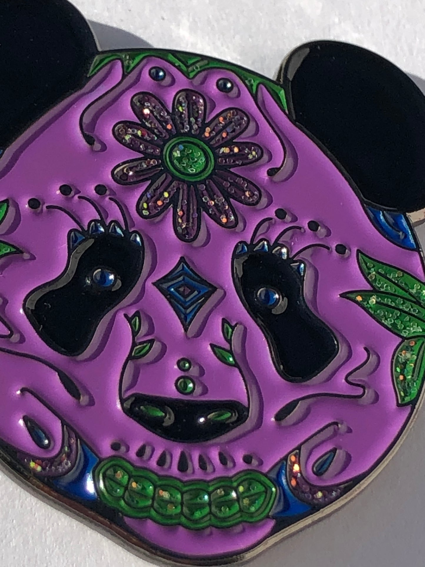 Purple Sugar Panda Pin