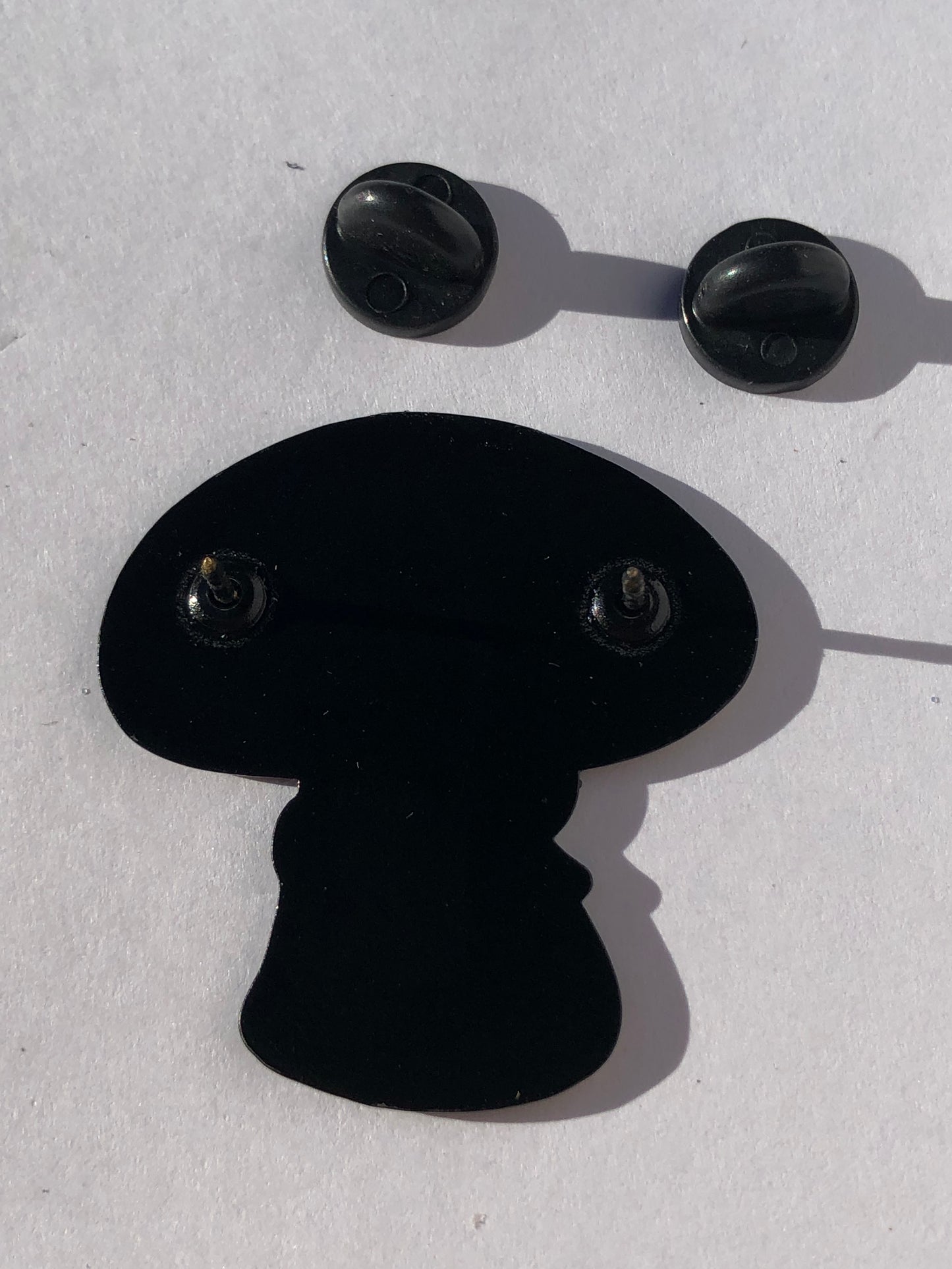 Smiling Amanita Mushroom Pin