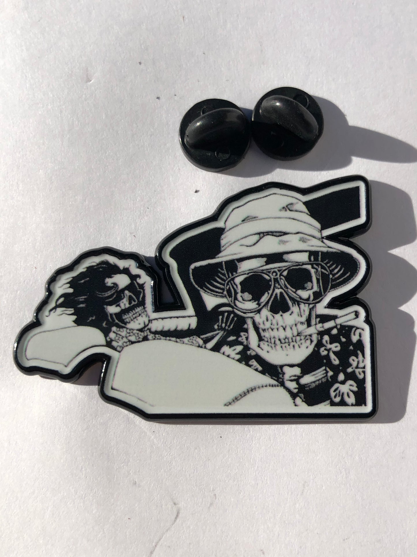 Fear & Loathing Skulls Drive Hunter Thompson Pin