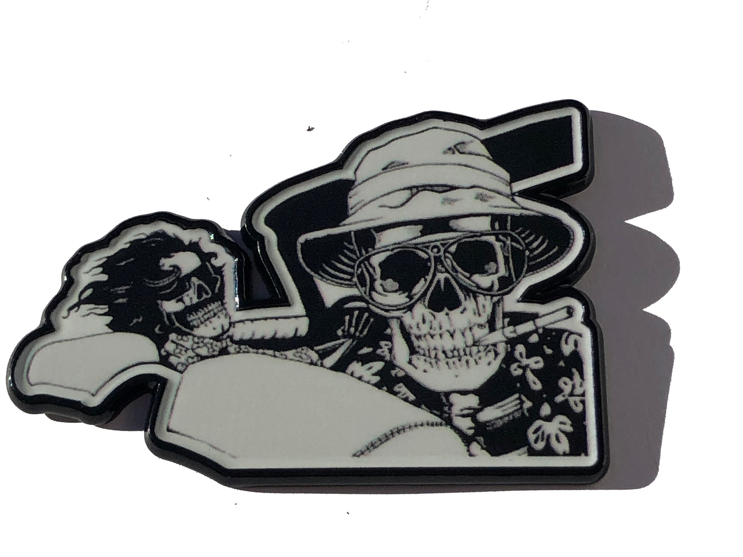 Fear & Loathing Skulls Drive Hunter Thompson Pin