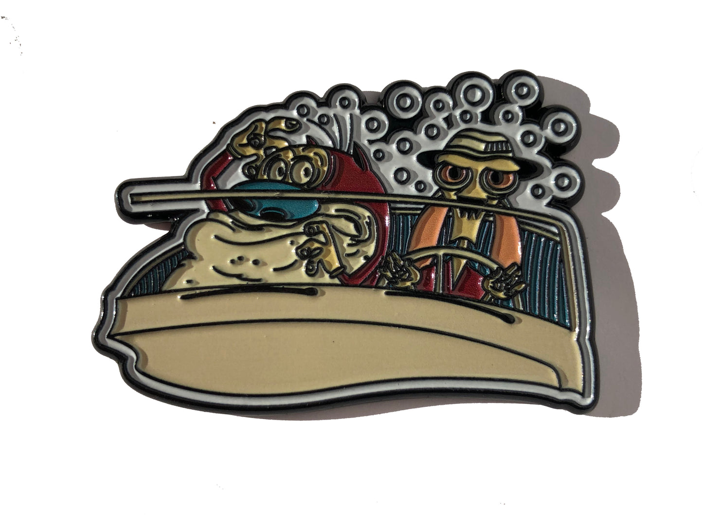 R&S Fear and Loathing Bats Hunter Thompson Pin