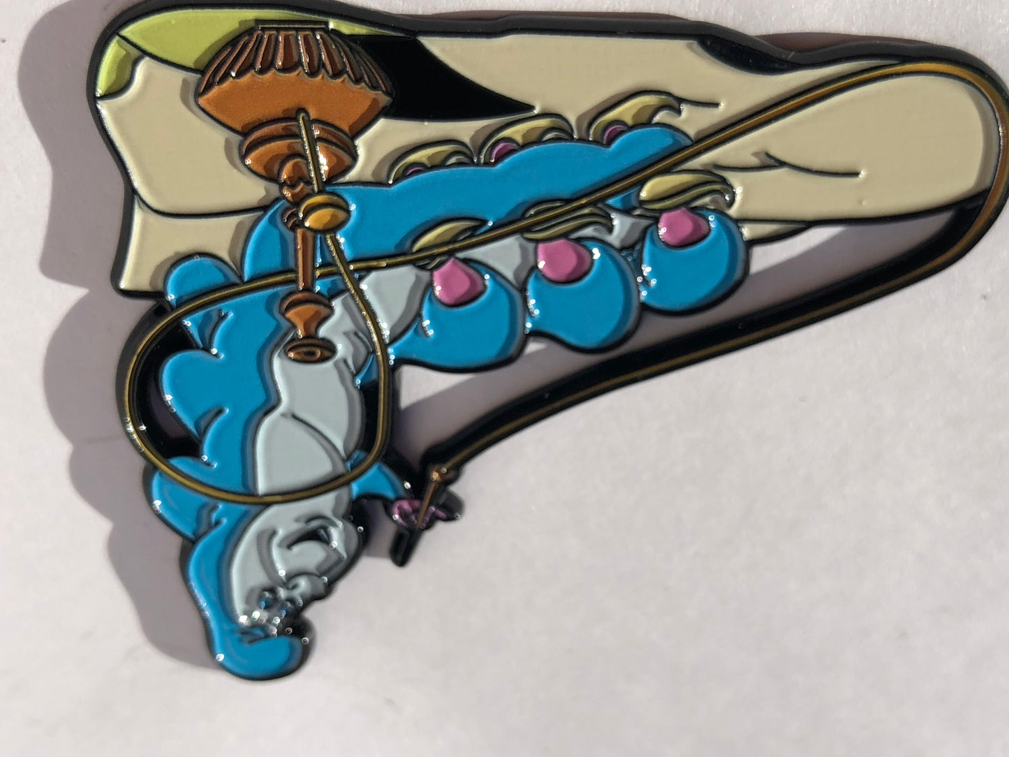 Hookah Smoking Caterpillar Pin