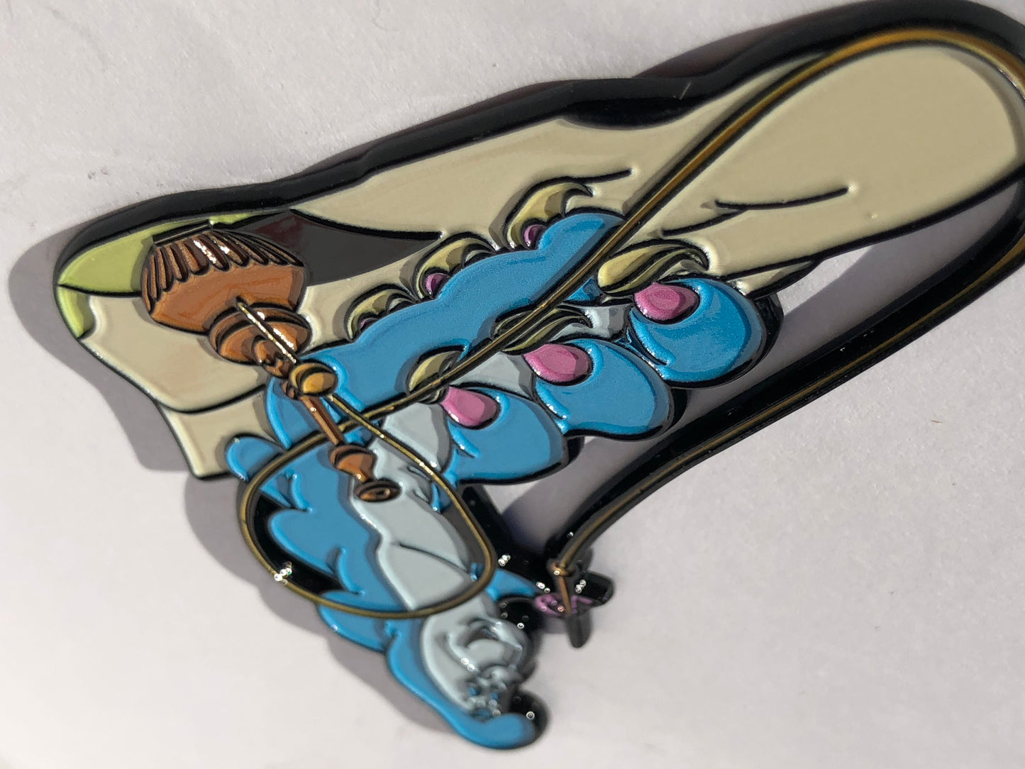 Hookah Smoking Caterpillar Pin