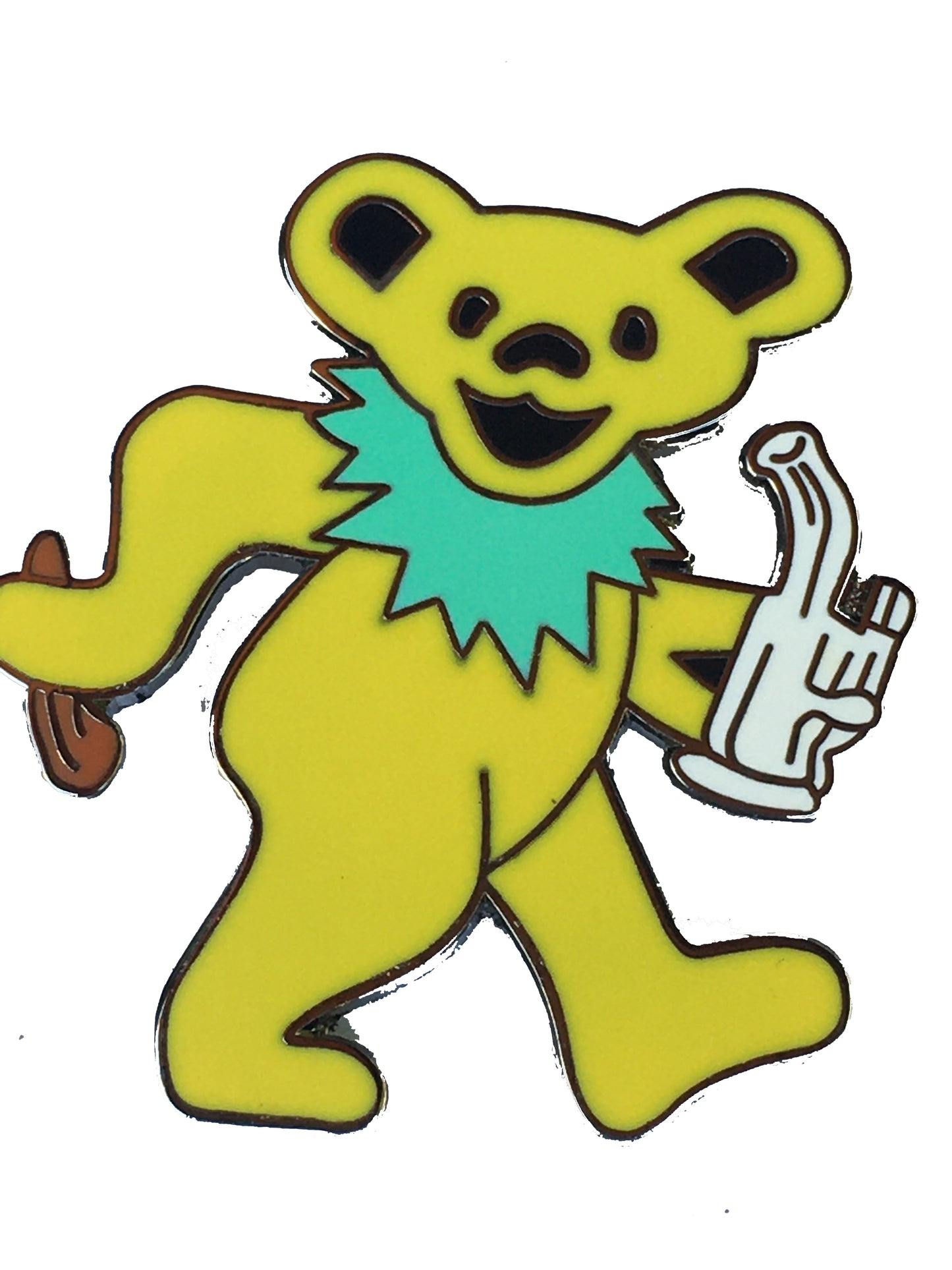 Yellow Marching Bear Dabs Pin