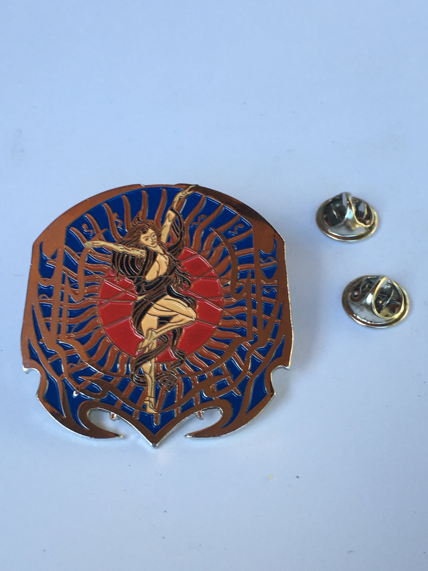 Sexy Dancing Chick Grateful Pin