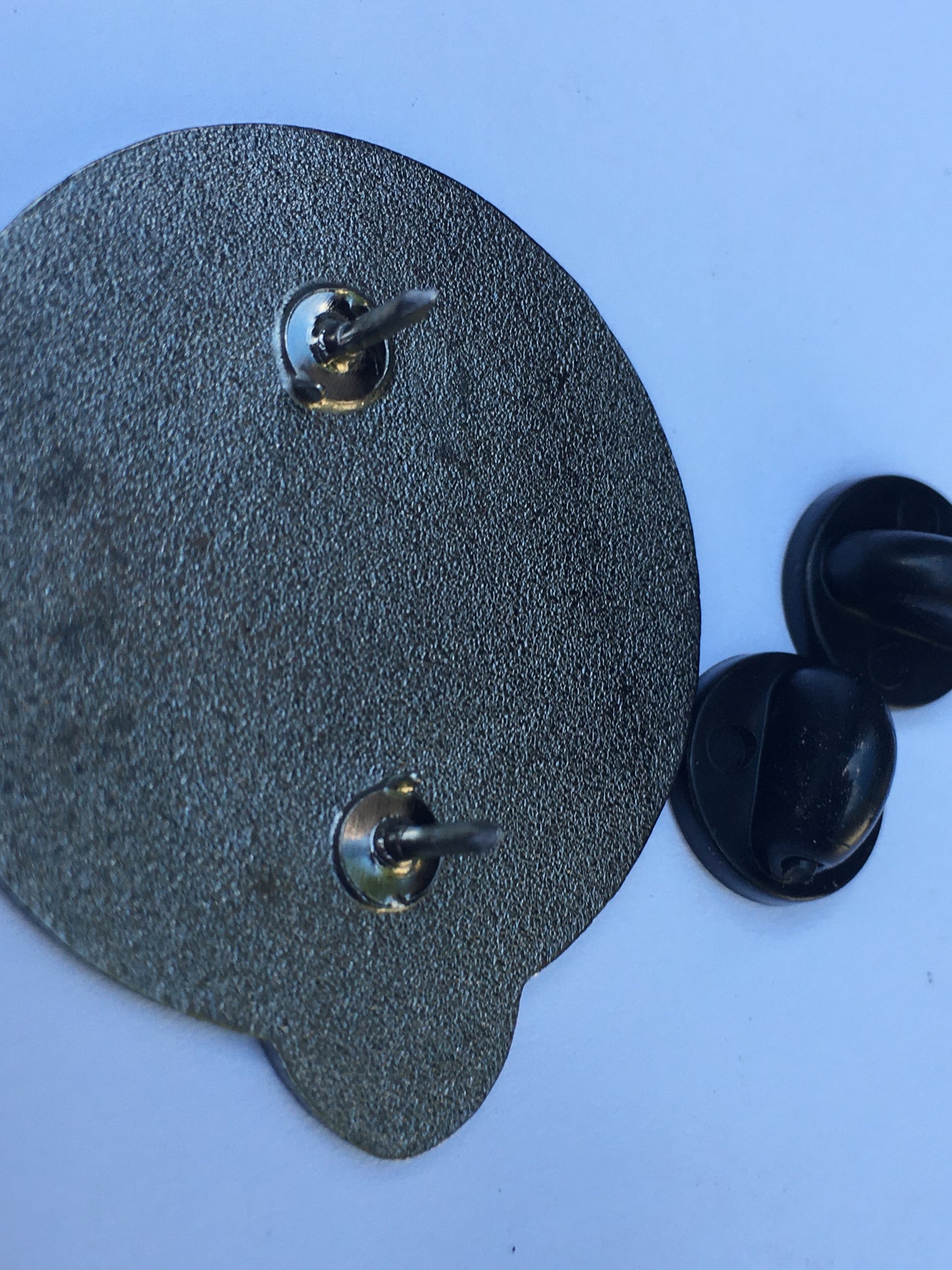 Smiley Face Tab on Tongue Pin