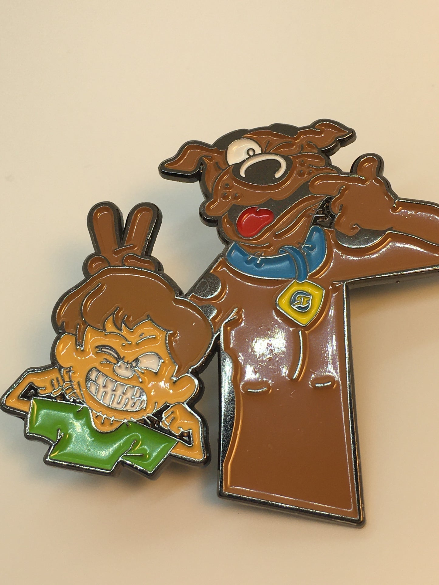 Scoob & Shaggy as Calvin & Hobbes Pin