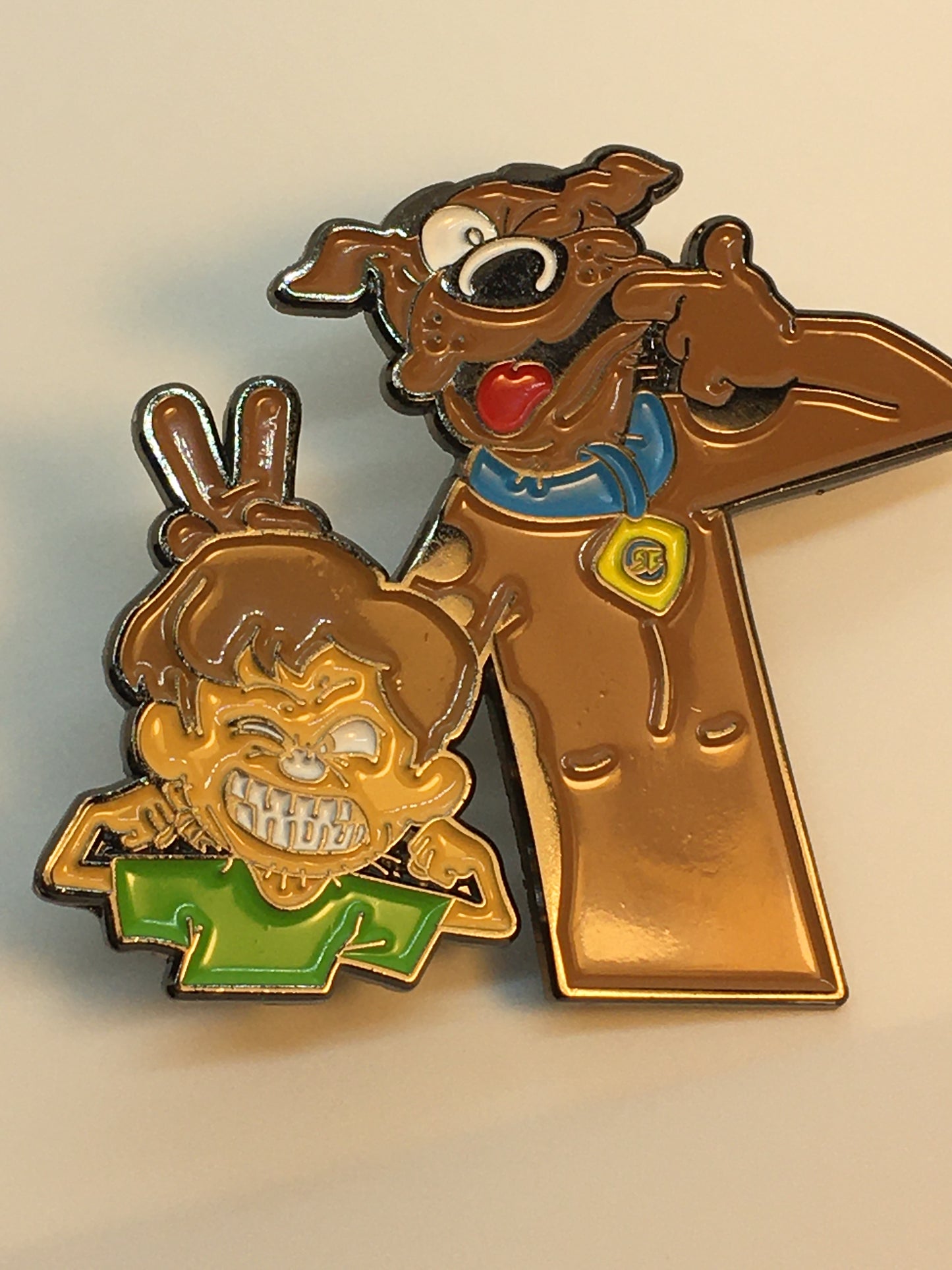 Scoob & Shaggy as Calvin & Hobbes Pin