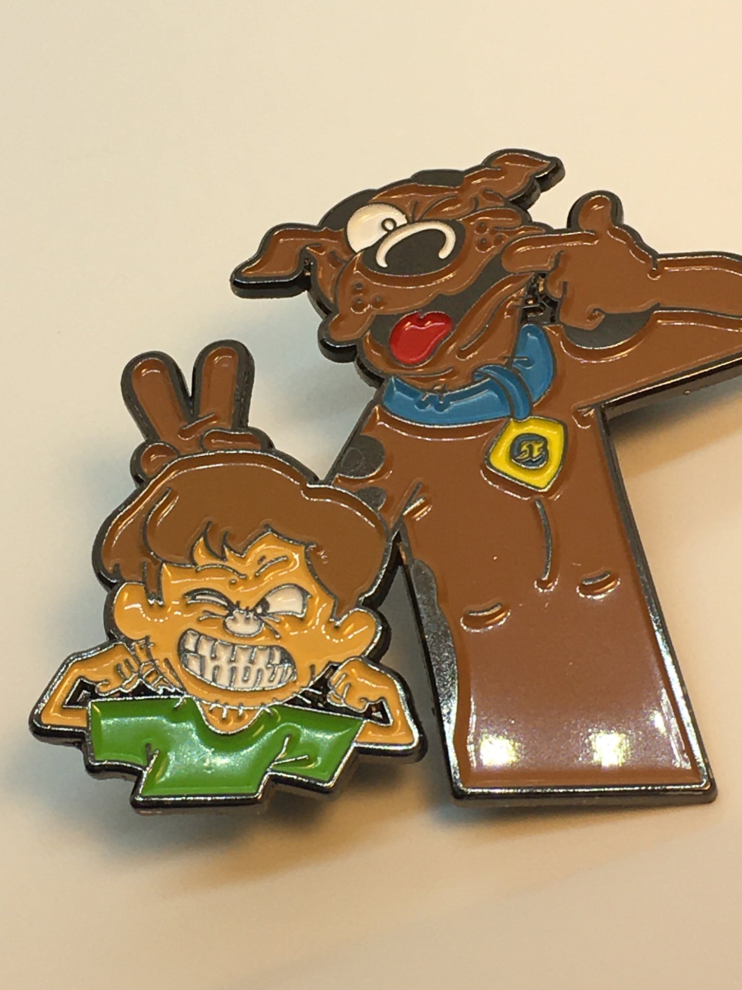 Scoob & Shaggy as Calvin & Hobbes Pin