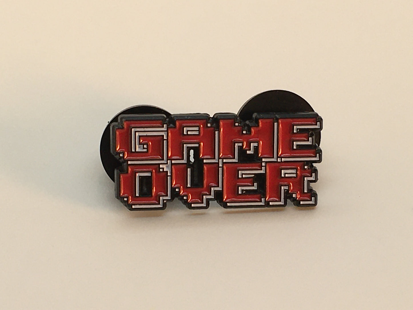 Game Over Pixels Pin