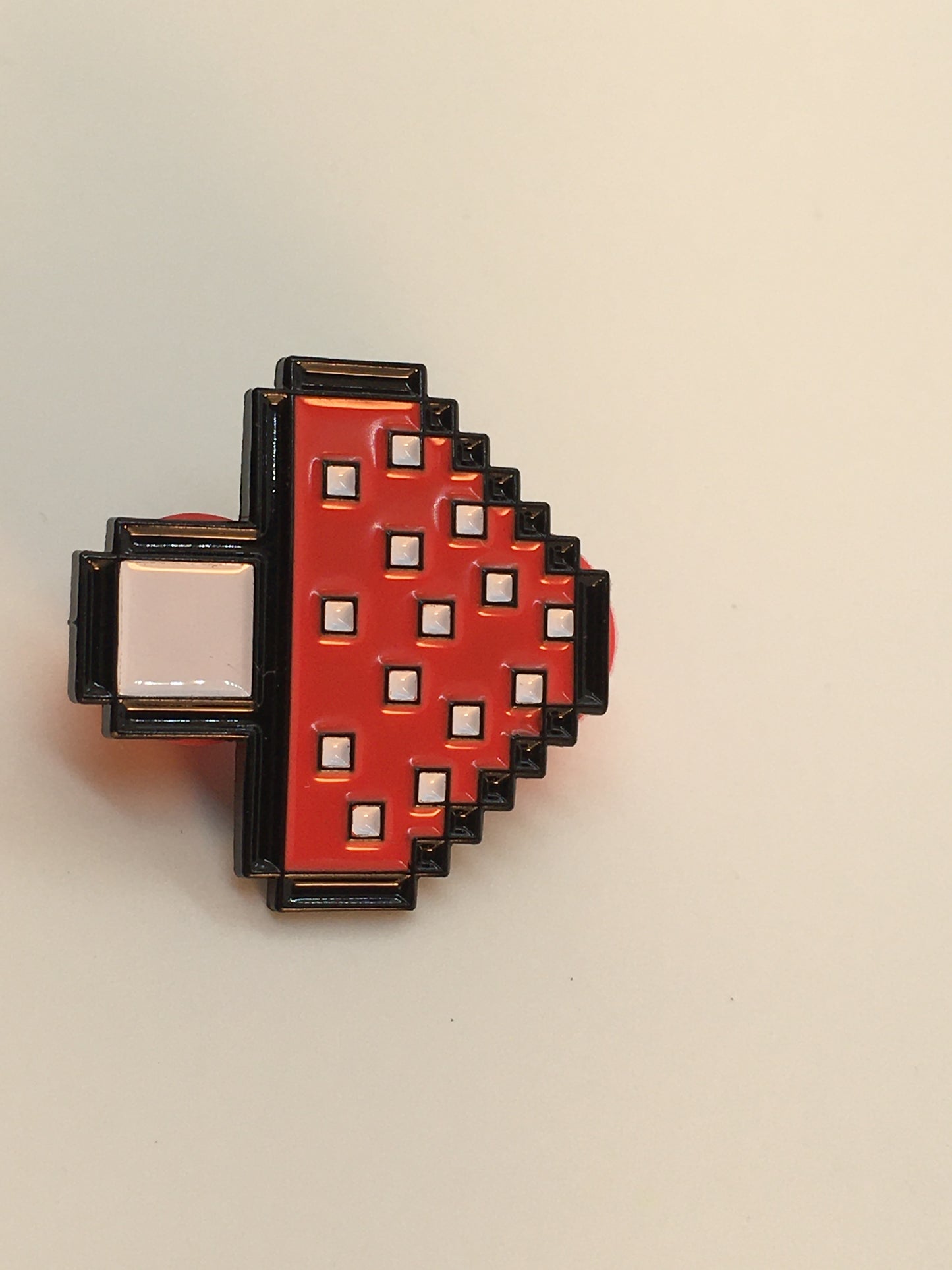 Pixelated Game Mushroom Pin
