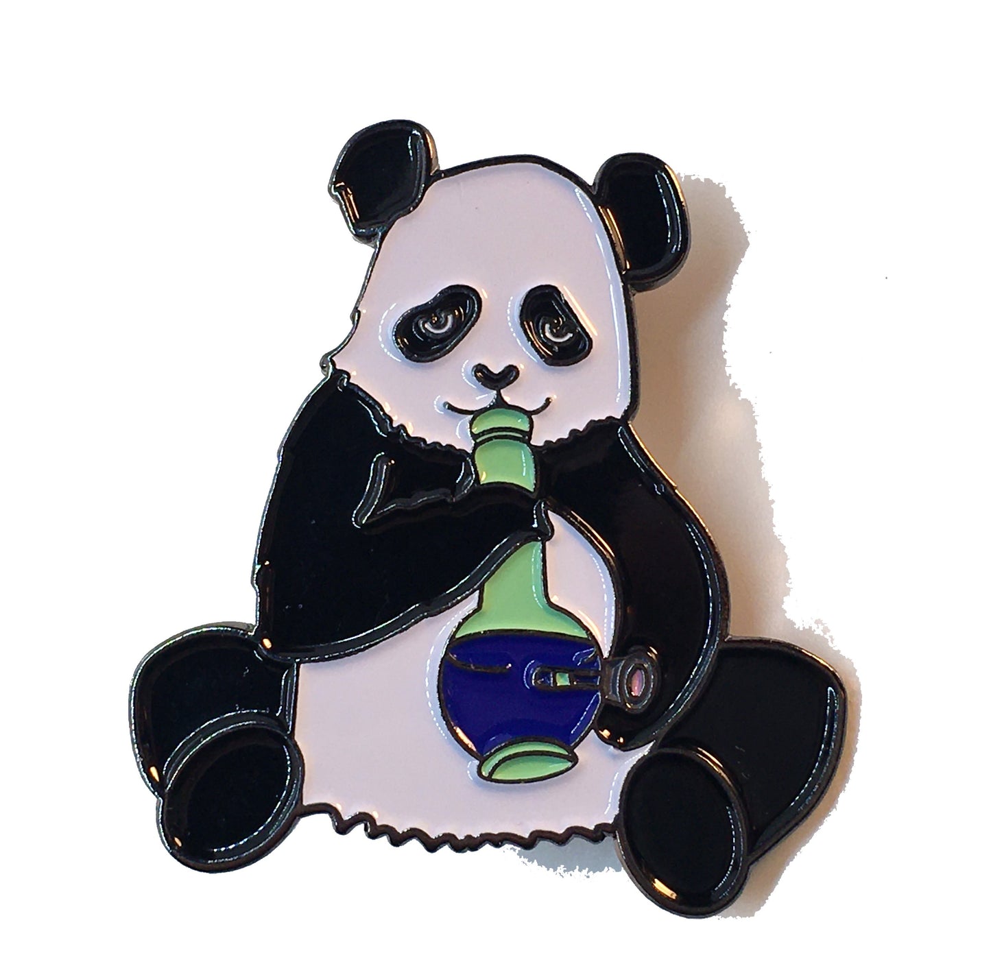 Panda Smoking Bong Pin