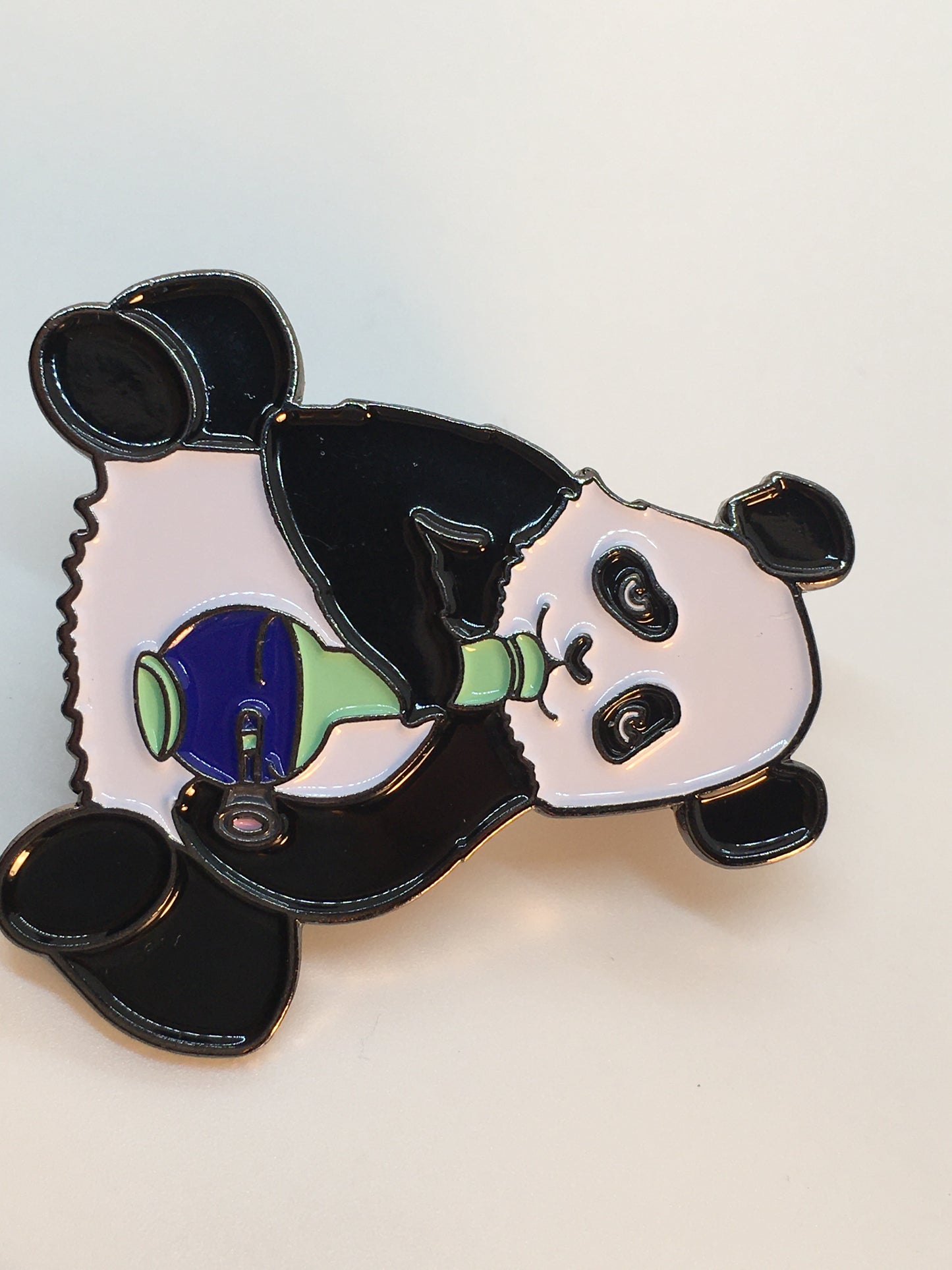 Panda Smoking Bong Pin