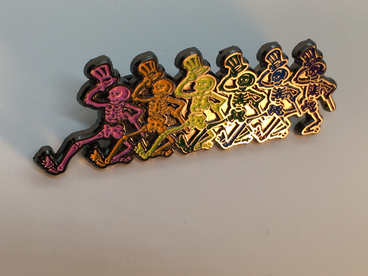 Grateful Marching Skeletons Pin