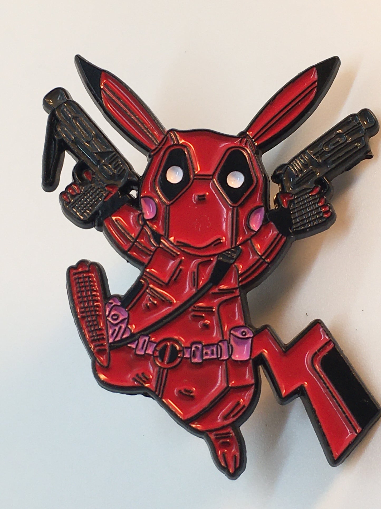 Pika-Pool Guns Pin