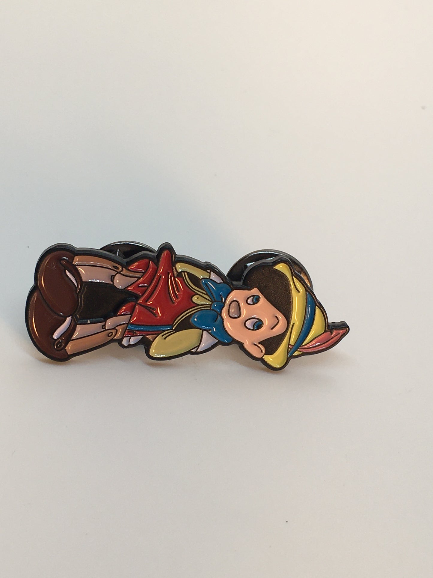 Pino-cchio Boy with Wood Pin