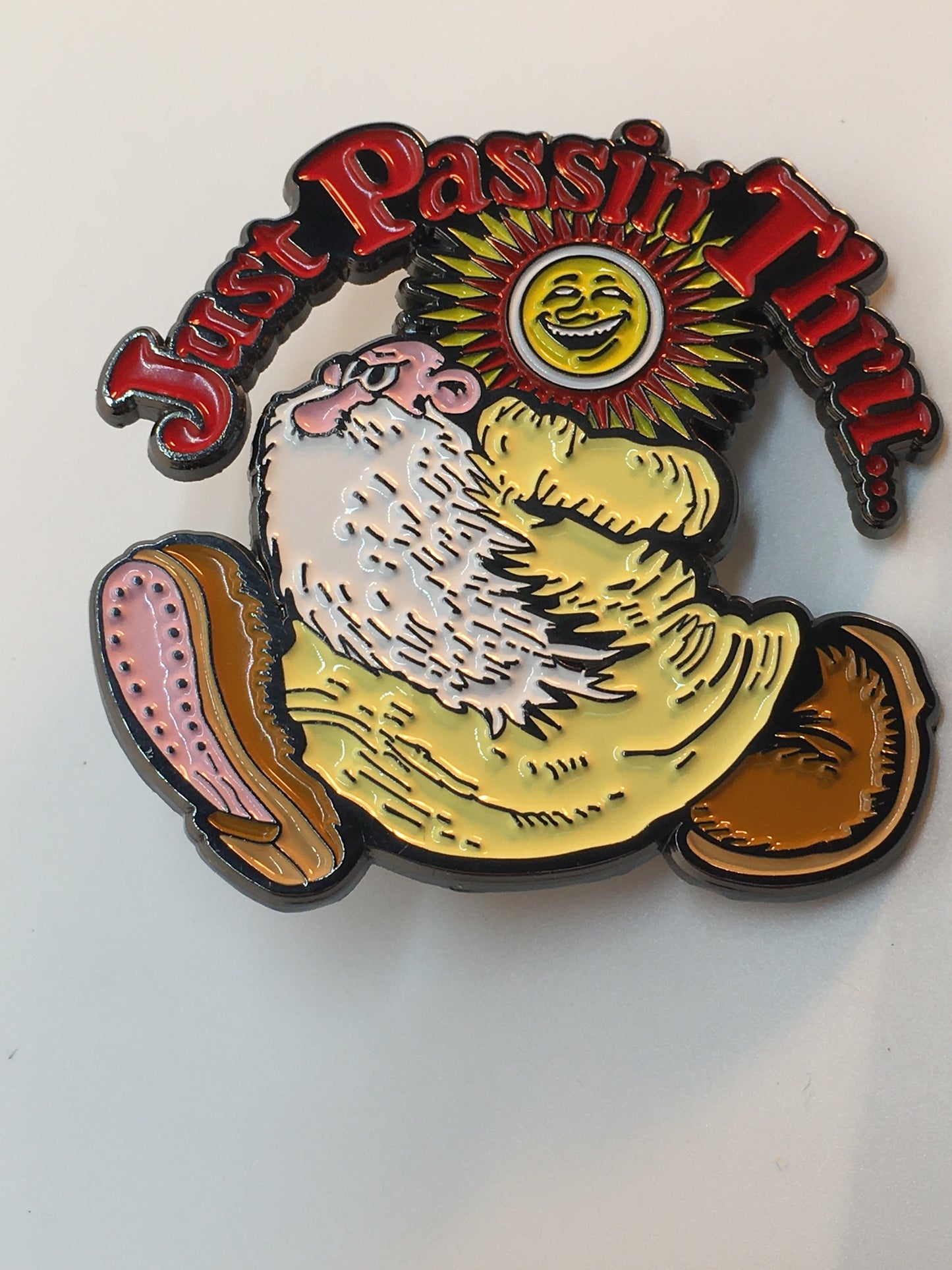 Mr Natural Just Passin' Thru Pin