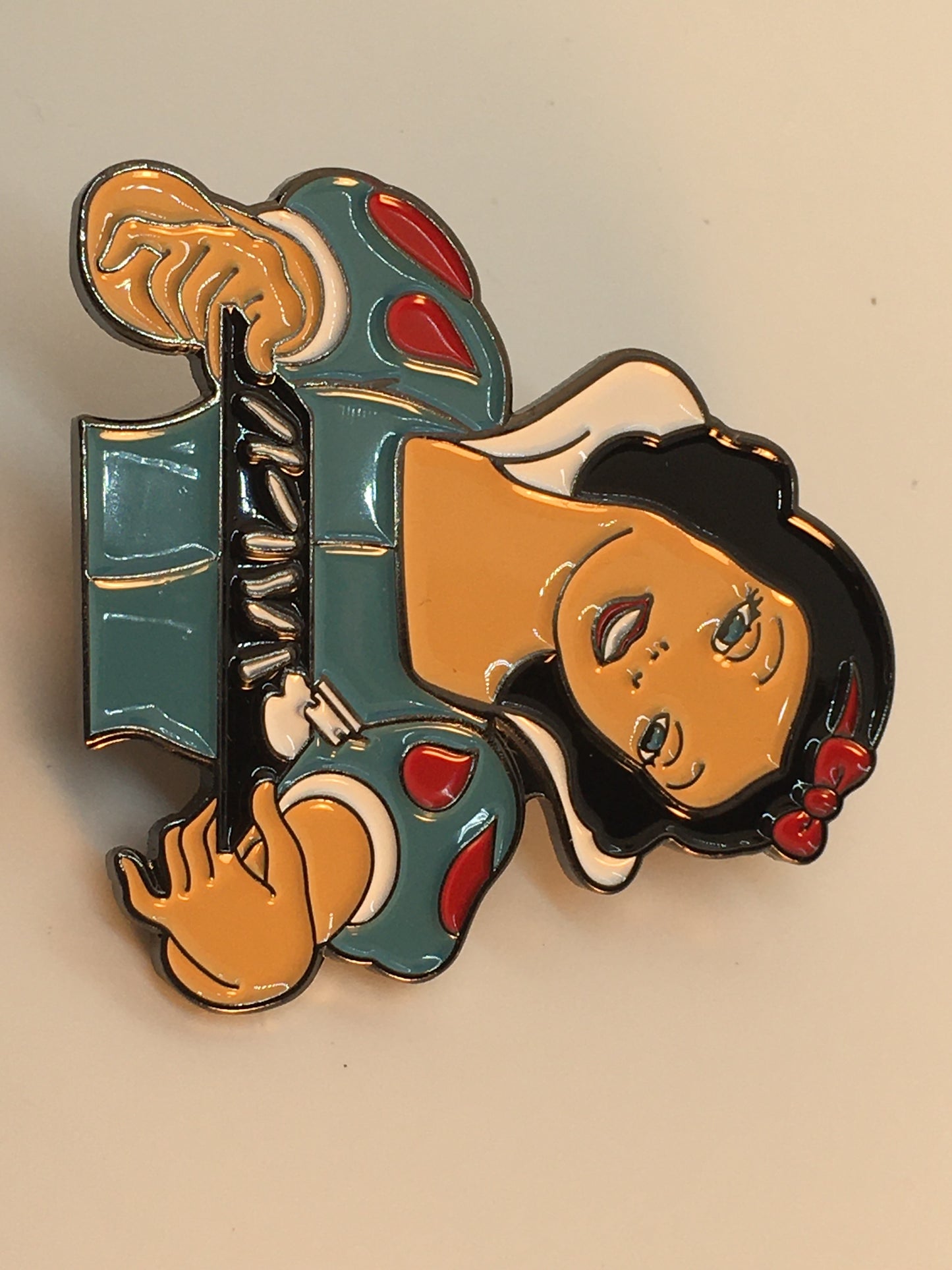 Snow and the Seven Bumps Pin