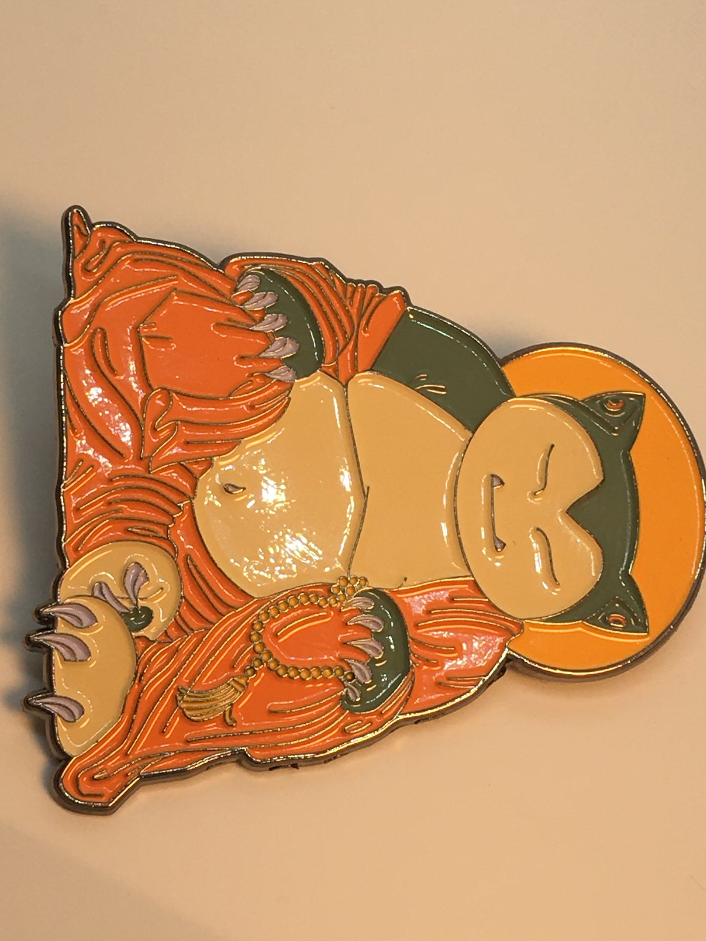 Zen Snorlax Pin